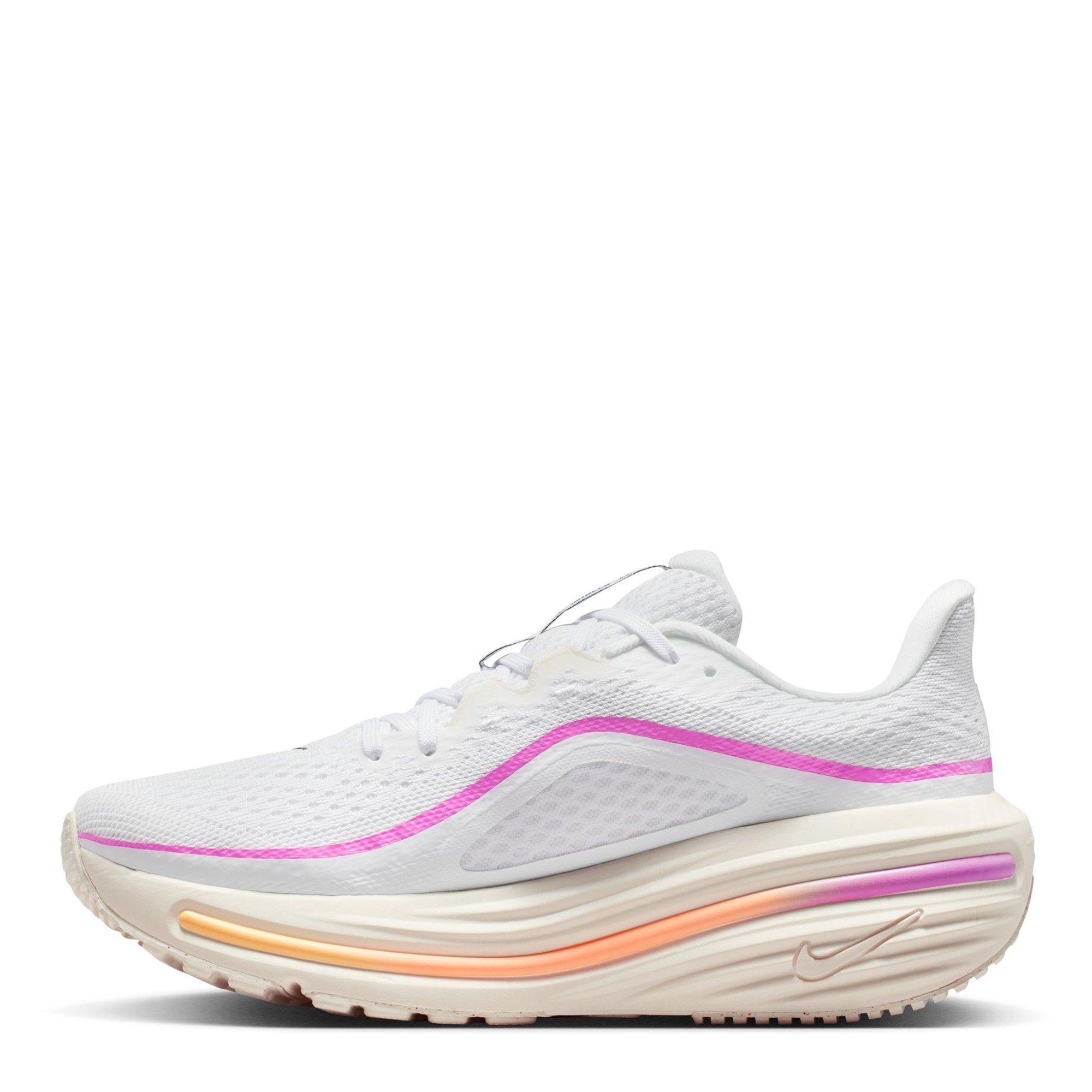 Wht/Blk-Magenta - Nike - Women's Air Everyday Neutral Road Running Shoes - 2