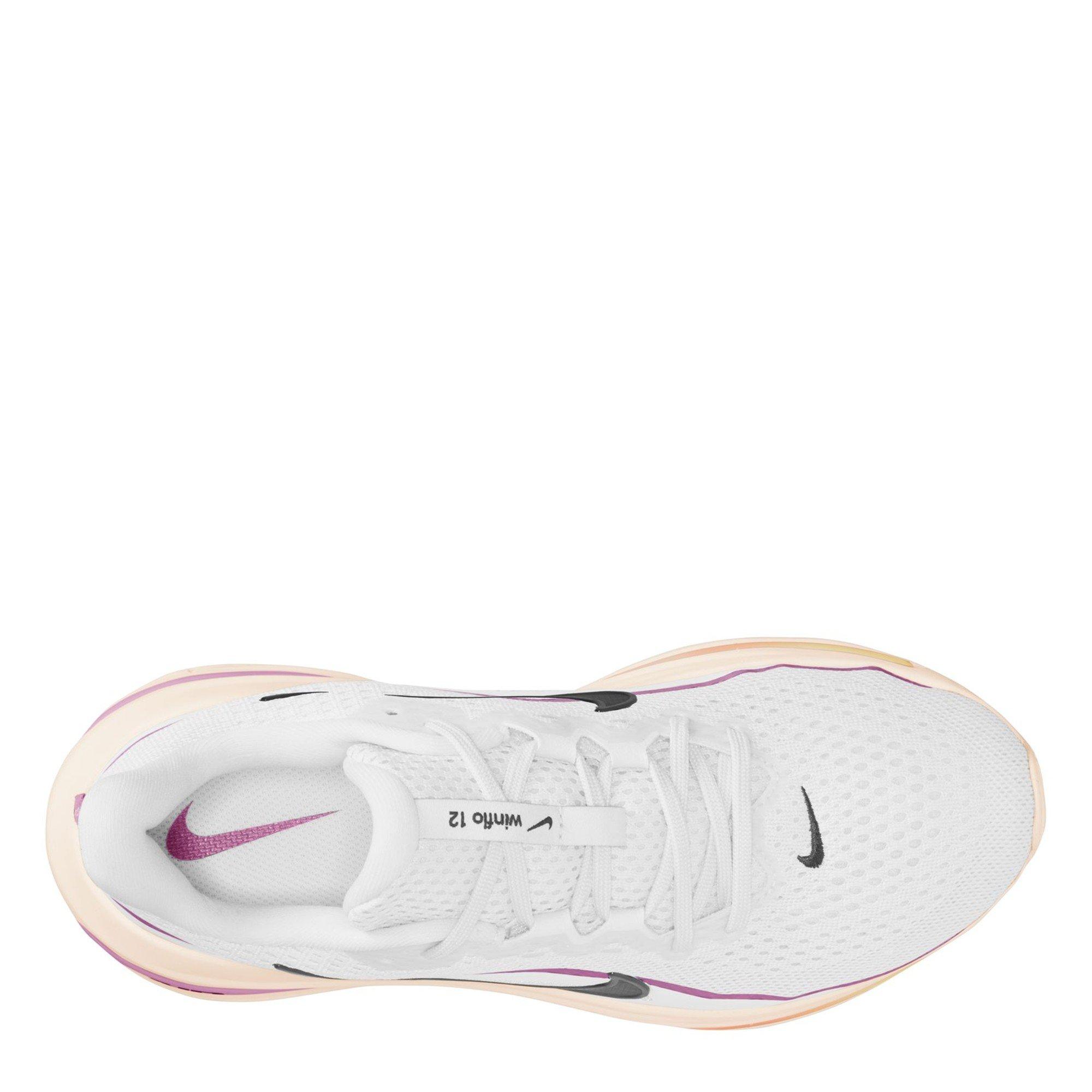 Wht/Blk-Magenta - Nike - Women's Air Everyday Neutral Road Running Shoes - 9