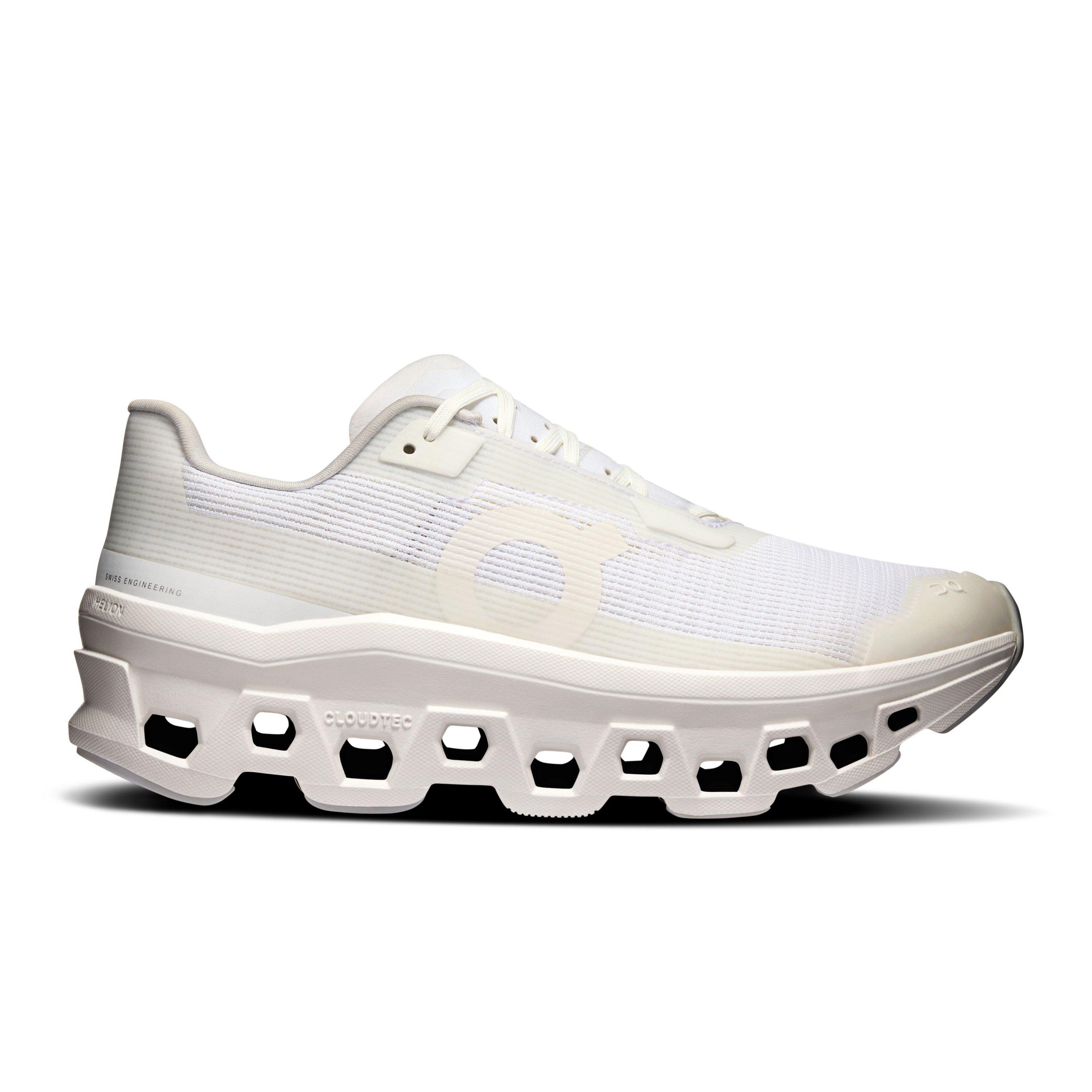 On Womens Cloudmonster Void Running Shoes - White/White - Size 6 (39)