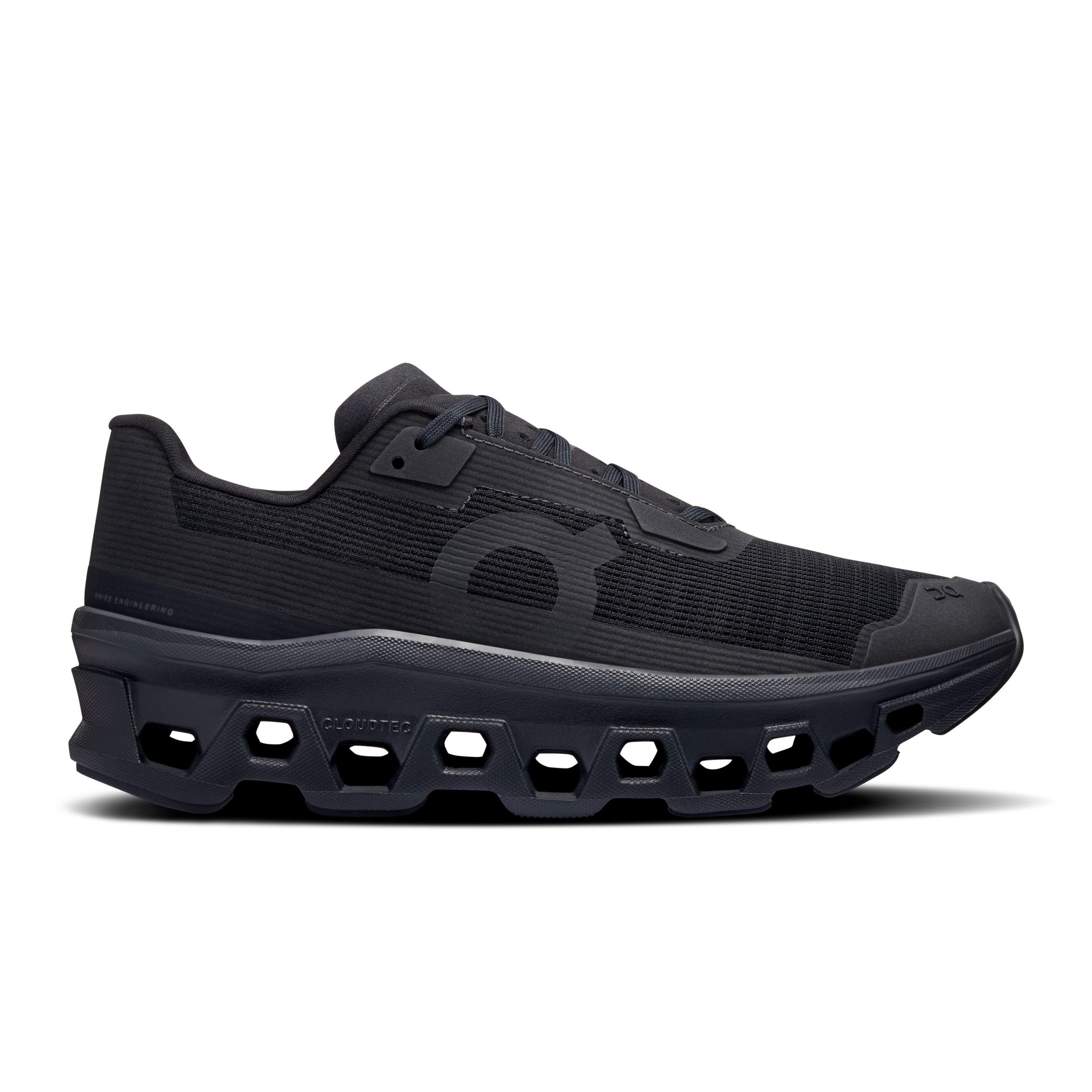 On Womens Cloudmonster Void Running Shoes - Black/Black - Size 3.5 (36.5)