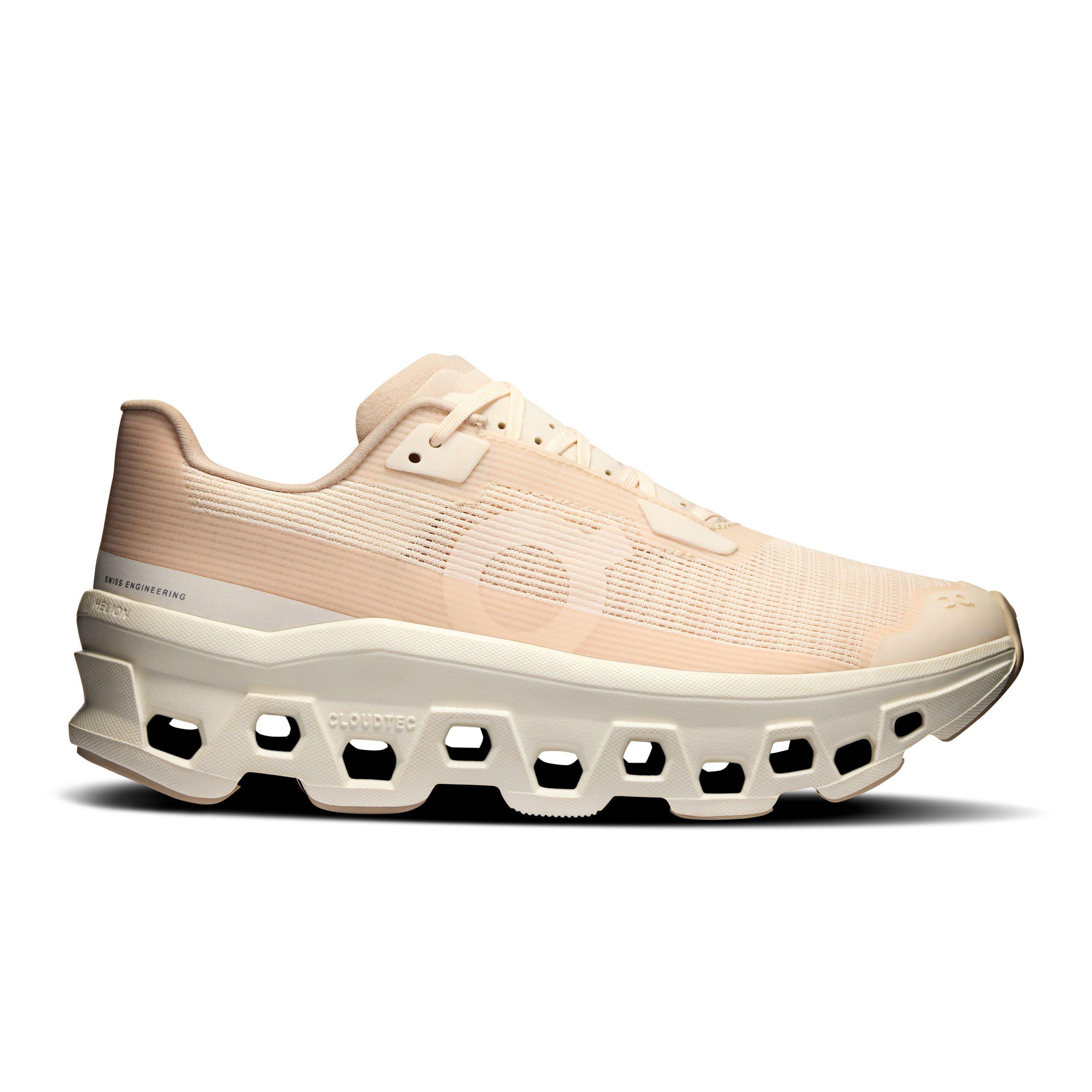 On Womens Cloudmonster Void Running Shoes - Dew/Ivory - Size 4.5 (37.5)