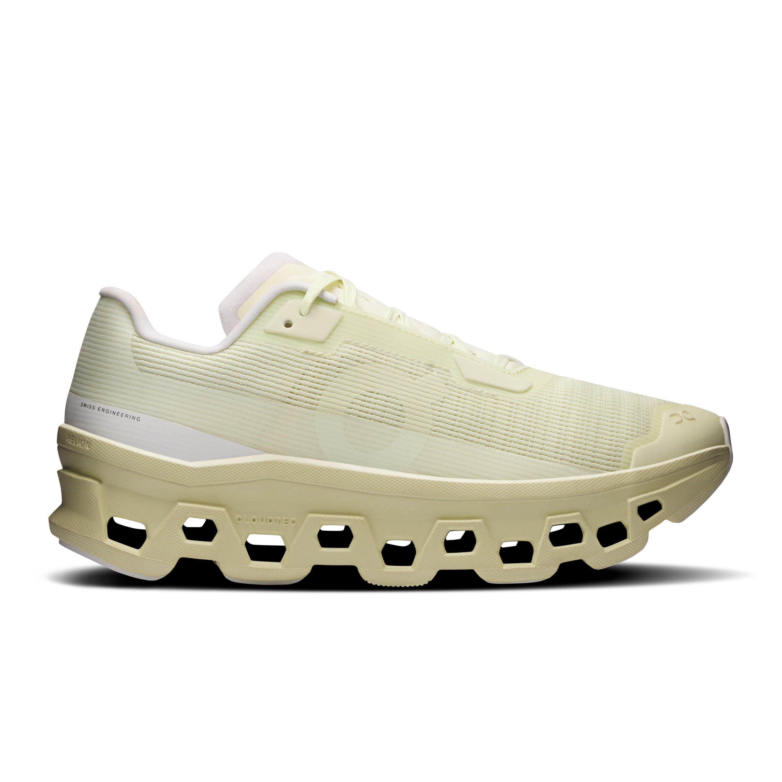 On Womens Cloudmonster Void Running Shoes - Seedling/Lime - Size 5 (38)