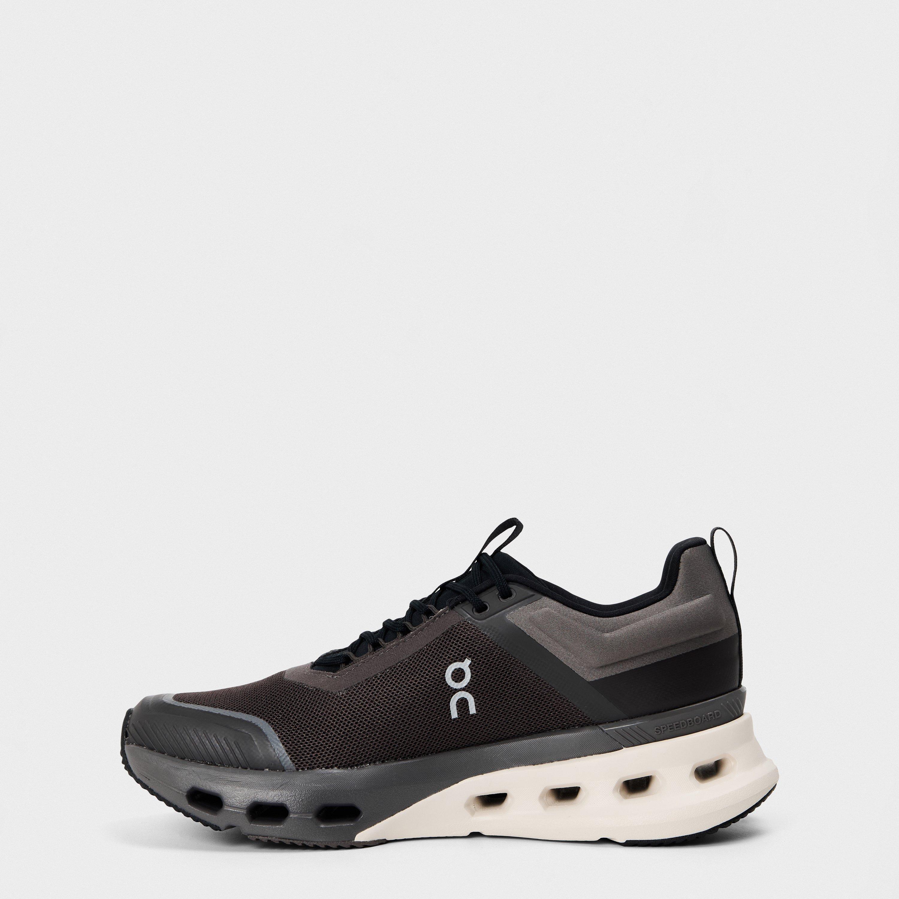 Pebble Black - On - Womens Cloudnova X Running Shoes - 2