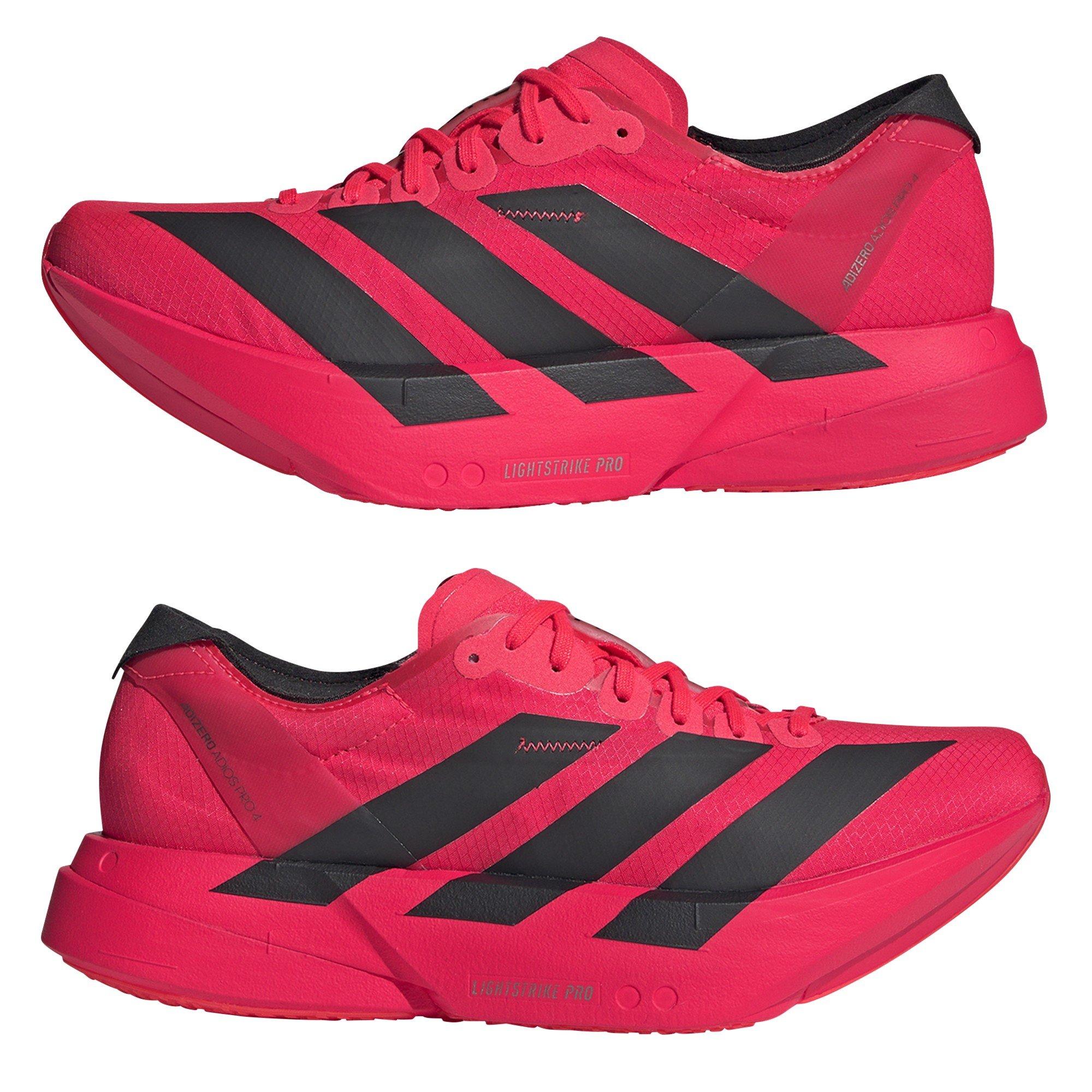 Lucid Rot/Schwarz - adidas - Adizero Adios Pro 4 Shoes Ladies - 9