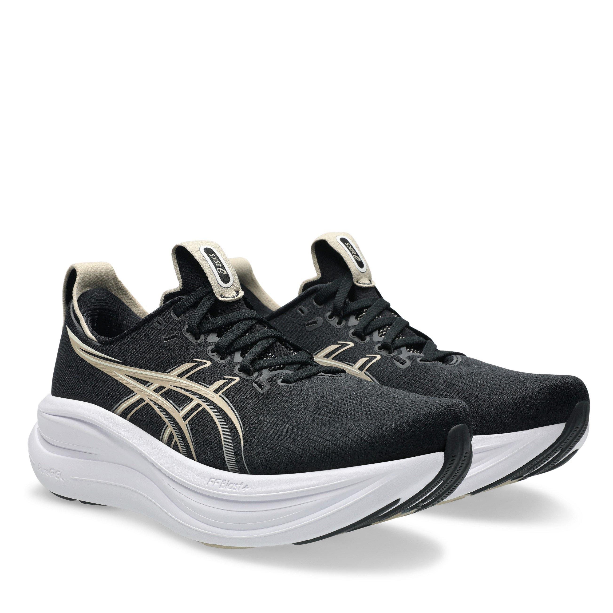 Zwart/Grijs - Asics - Gel-Nimbus 28 Road Running Shoes Mens - 4