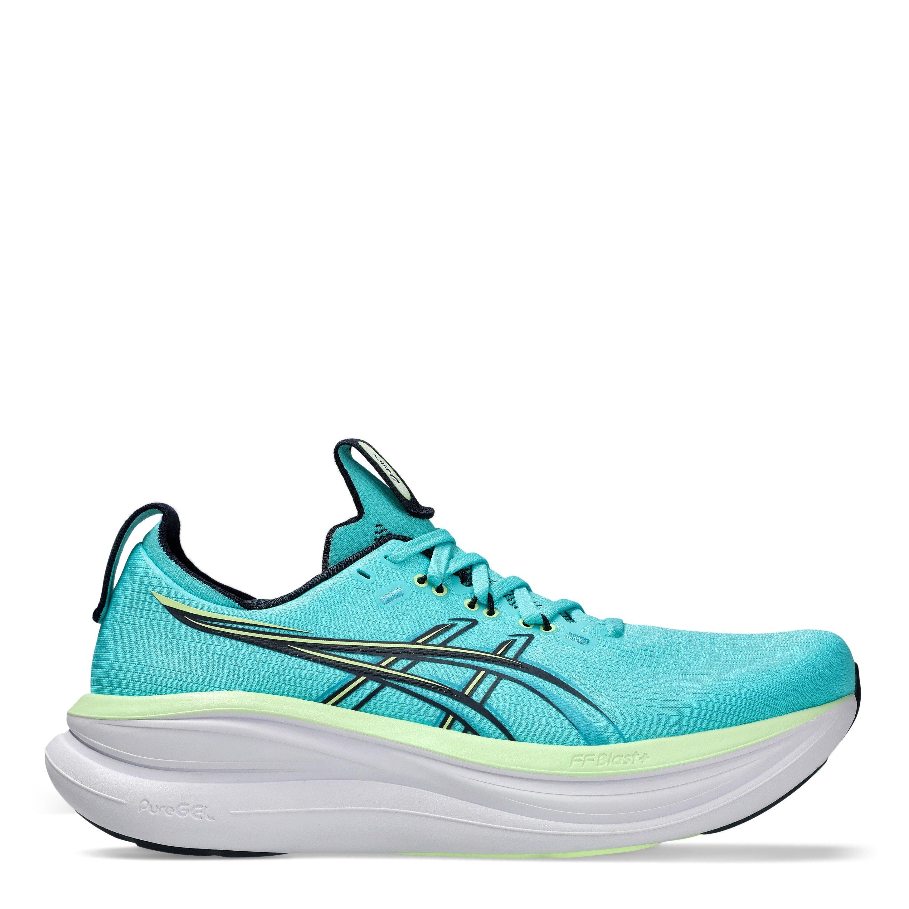 Asics Men's Gel-Nimbus 28 Running Shoes - Aqua/Midnight - 8.5 (43.5)