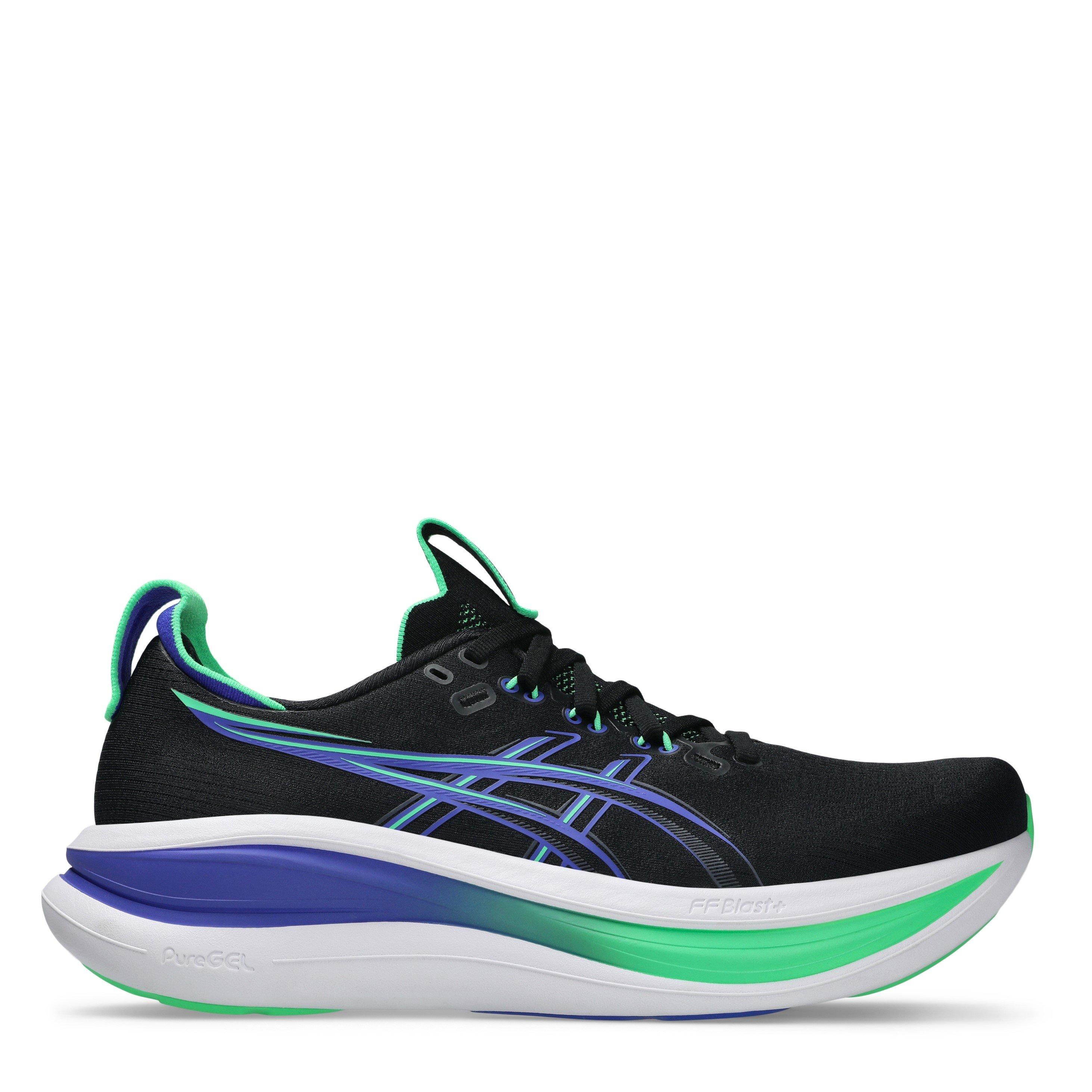 Asics Men's Gel-Nimbus 28 Running Shoes - Black/Cobal - 8.5 (43.5)
