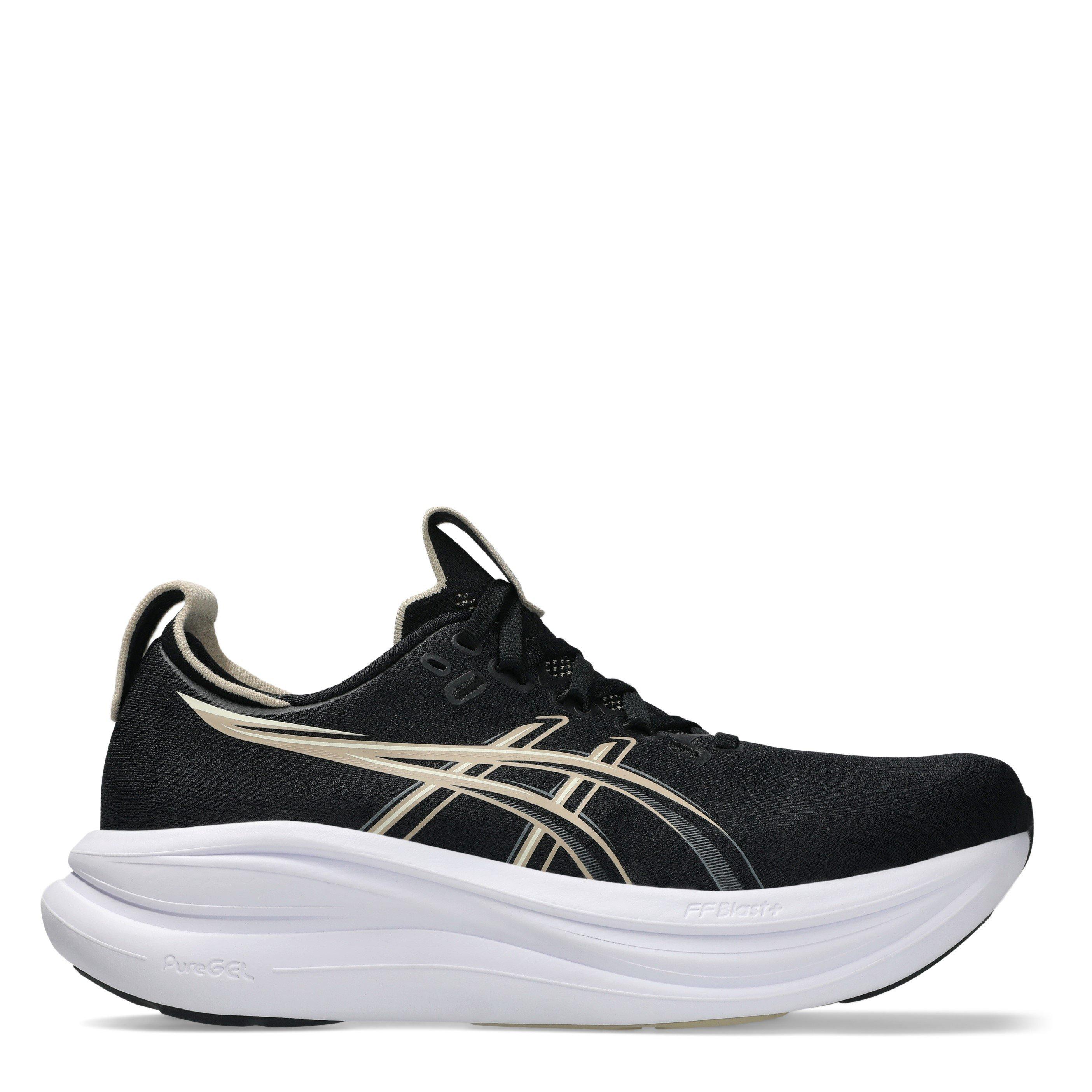 Black/Grey - Asics - Gel-Nimbus 28 Womens Running Shoes - 1