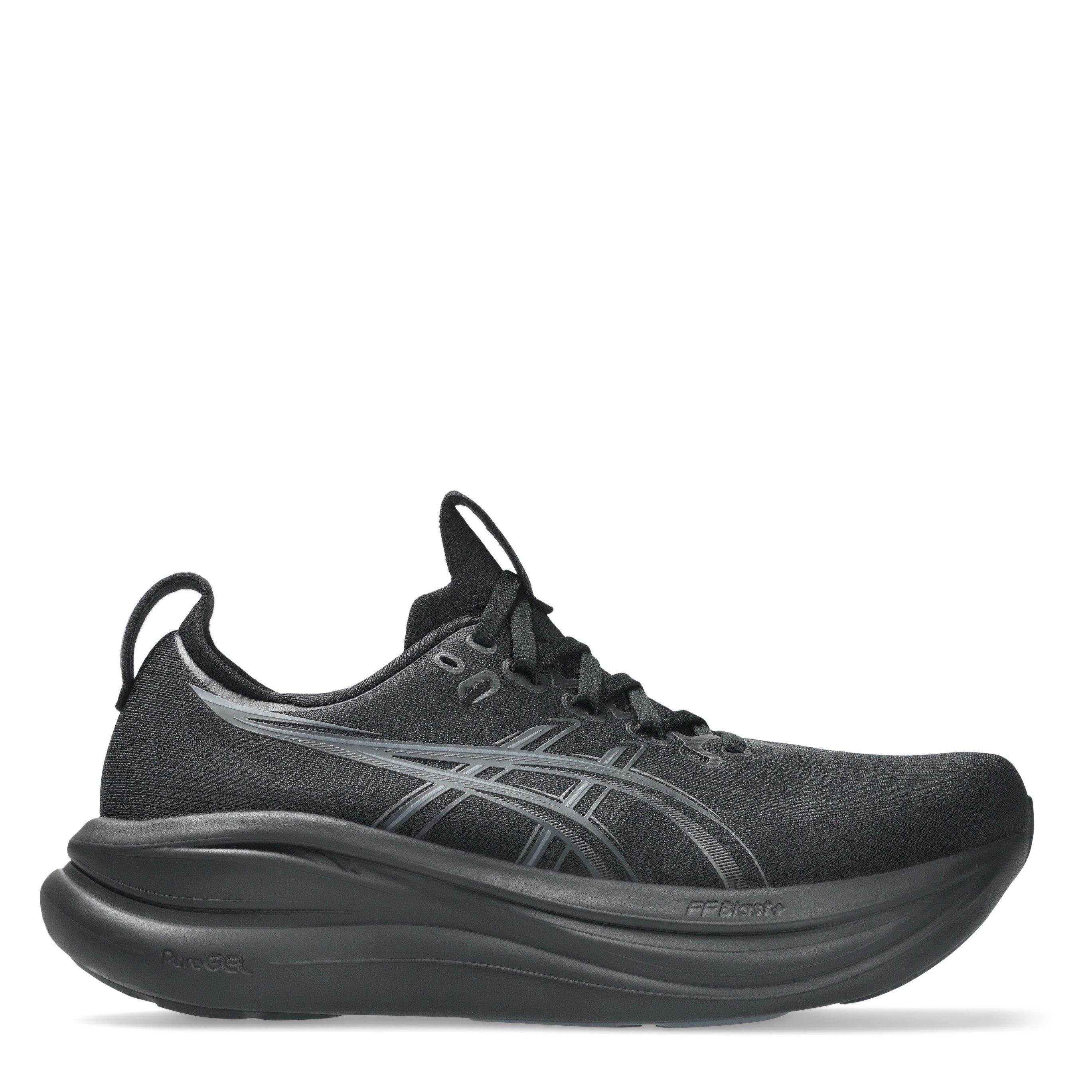 Asics Women's Gel-Nimbus 28 Running Shoes - Black/Grey - 6 (39.5)