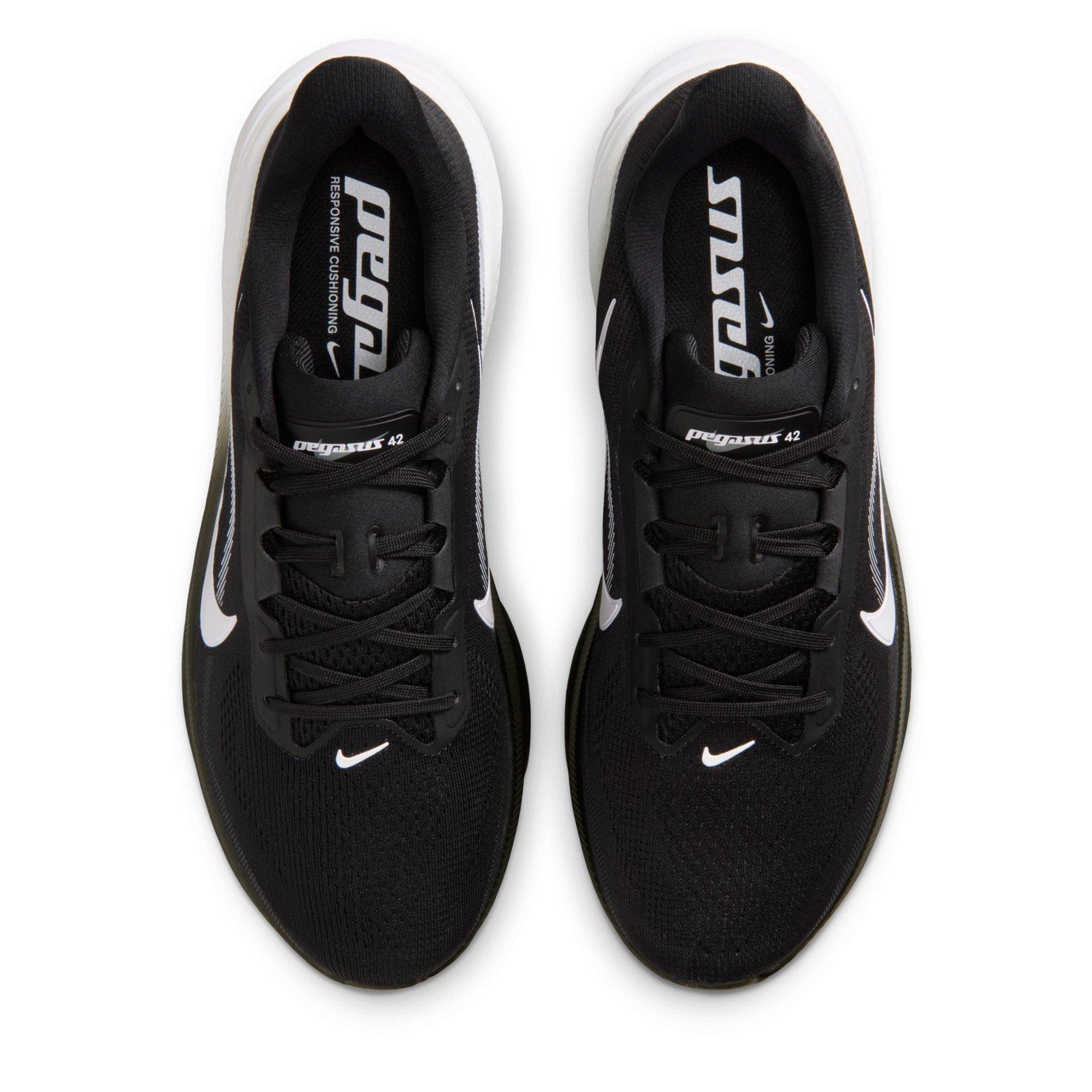 Sort/Hvid - Nike - Men's Pegasus 42 Running Shoes - 6