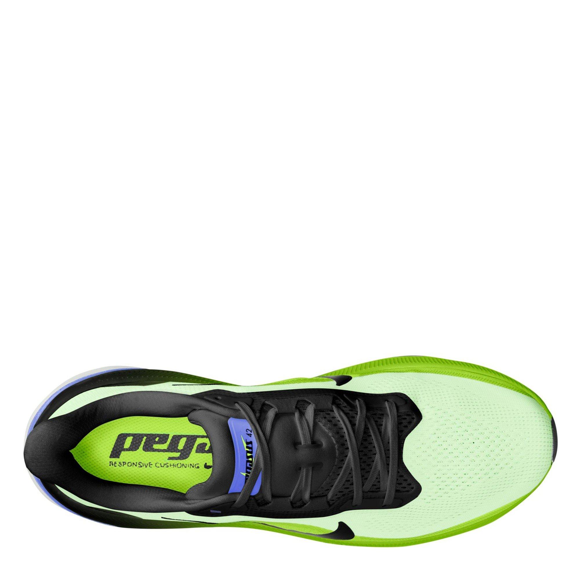 Volt/Lime Blast - Nike - Men's Pegasus 42 Running Shoes - 10