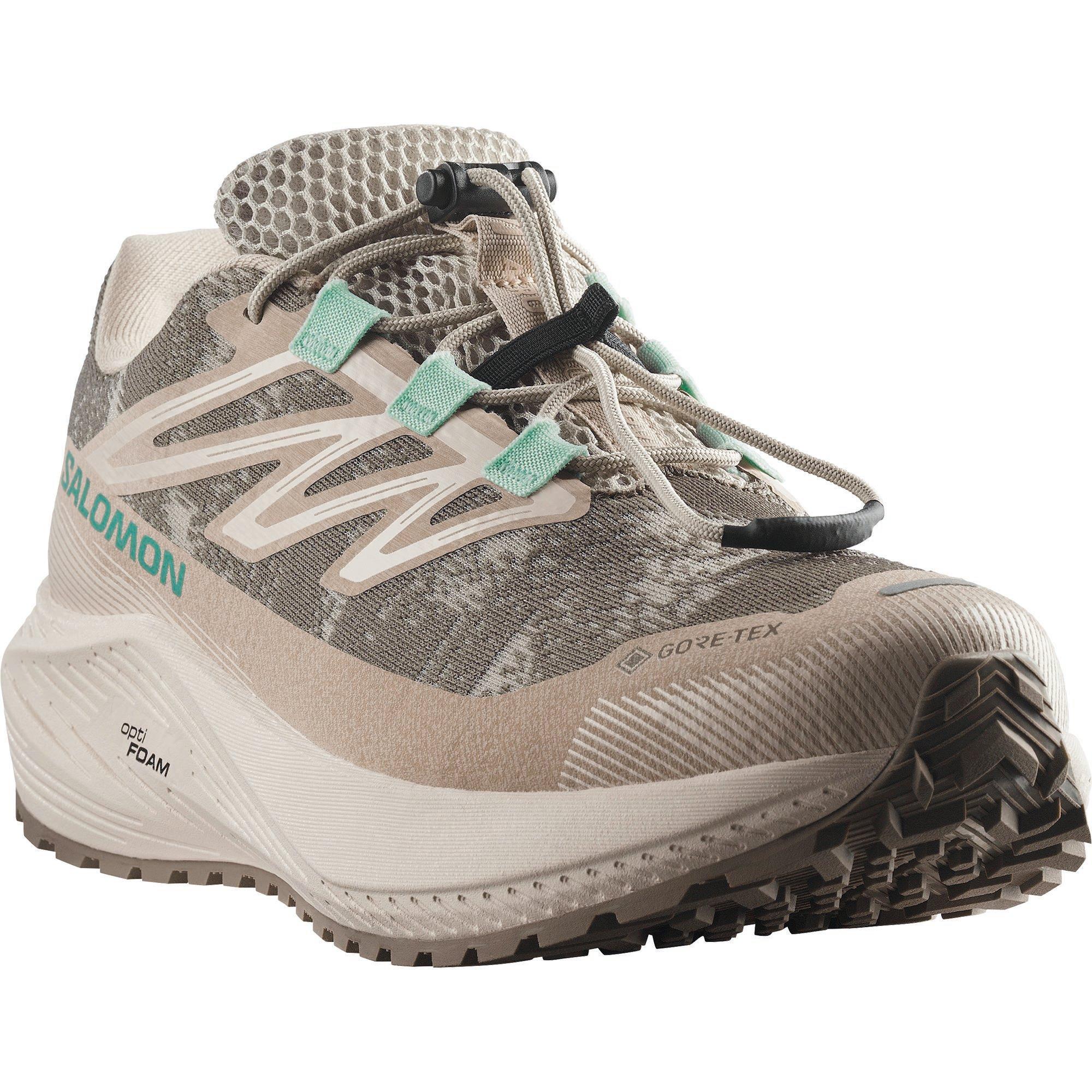 Tan/Tapioca - Salomon - Aero Flow Gravel Trail Running Shoes Womens - 3