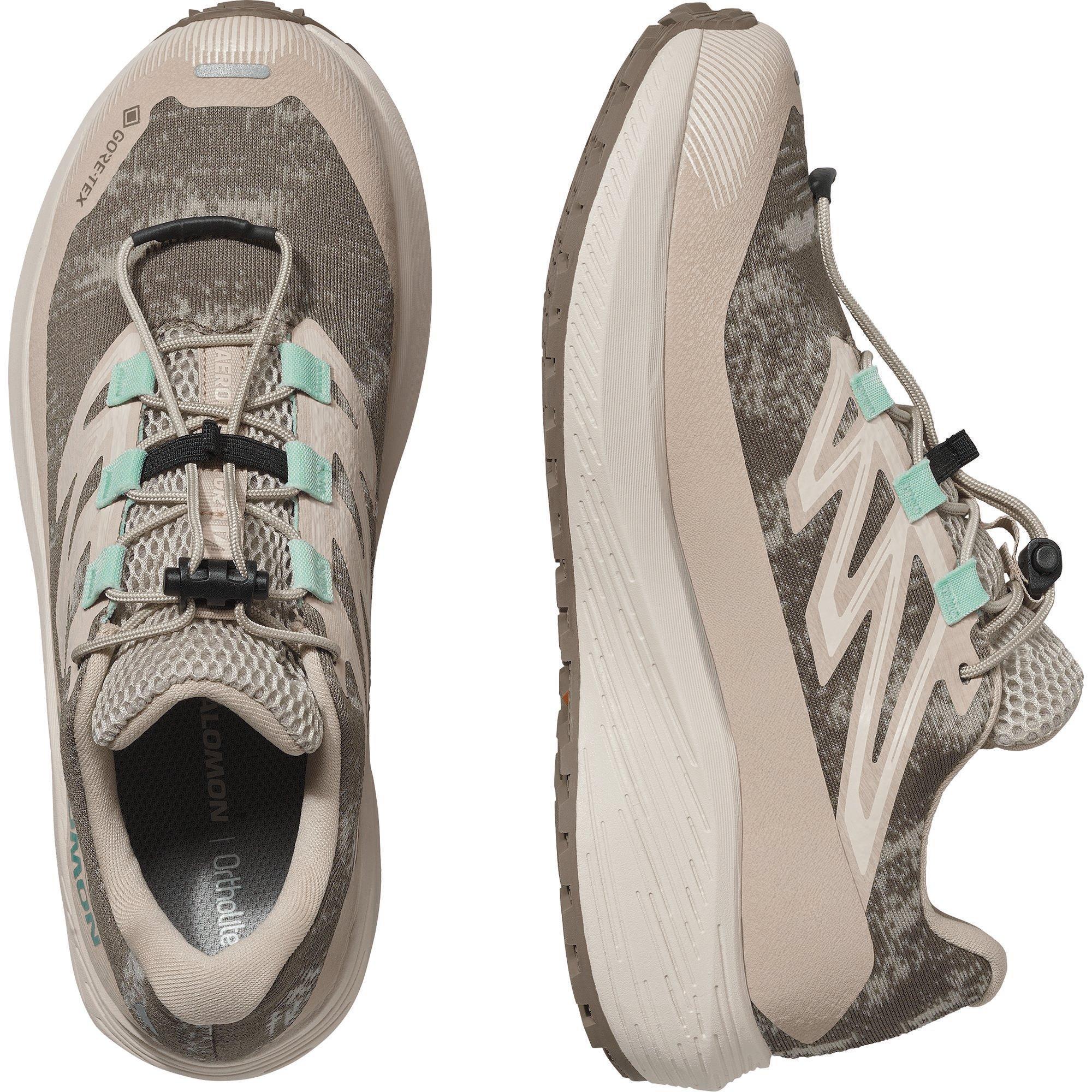 Tan/Tapioca - Salomon - Aero Flow Gravel Trail Running Shoes Womens - 5