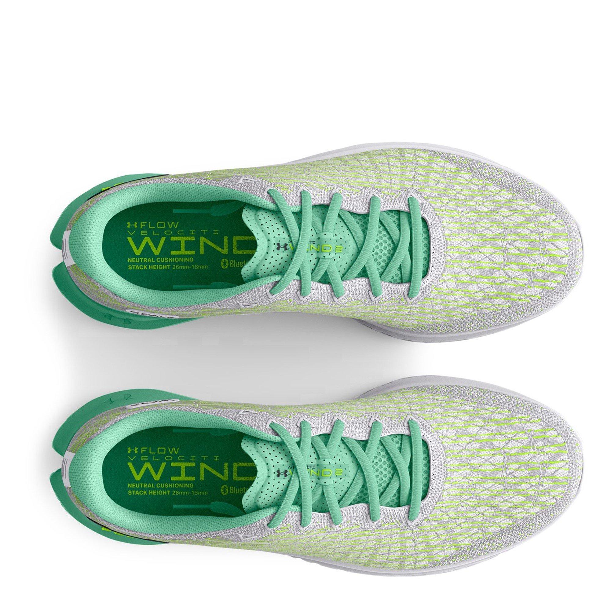 White - Under Armour - Flow Velociti Wind Entry Road Running Shoes - 4