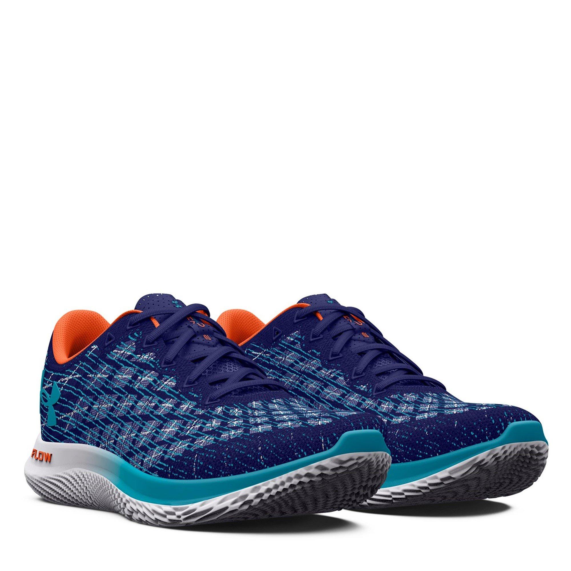 Bleu - Under Armour - Men's Flow Velociti Wind Entry Road Running Shoes - 5