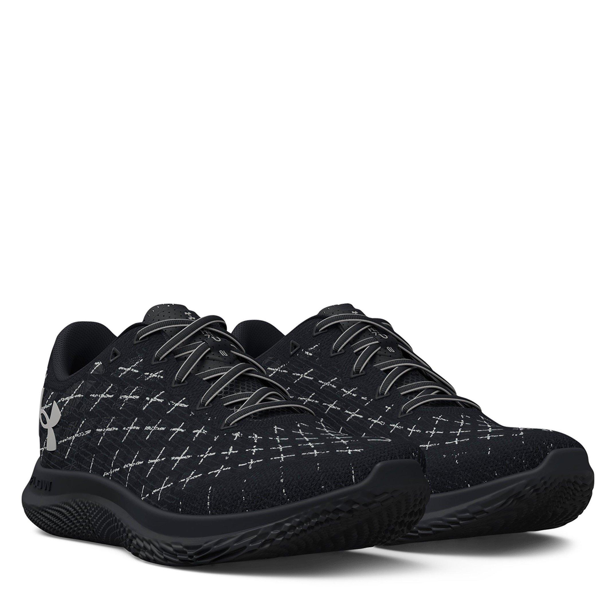 Black - Under Armour - Men's Flow Velociti Wind Entry Road Running Shoes - 5