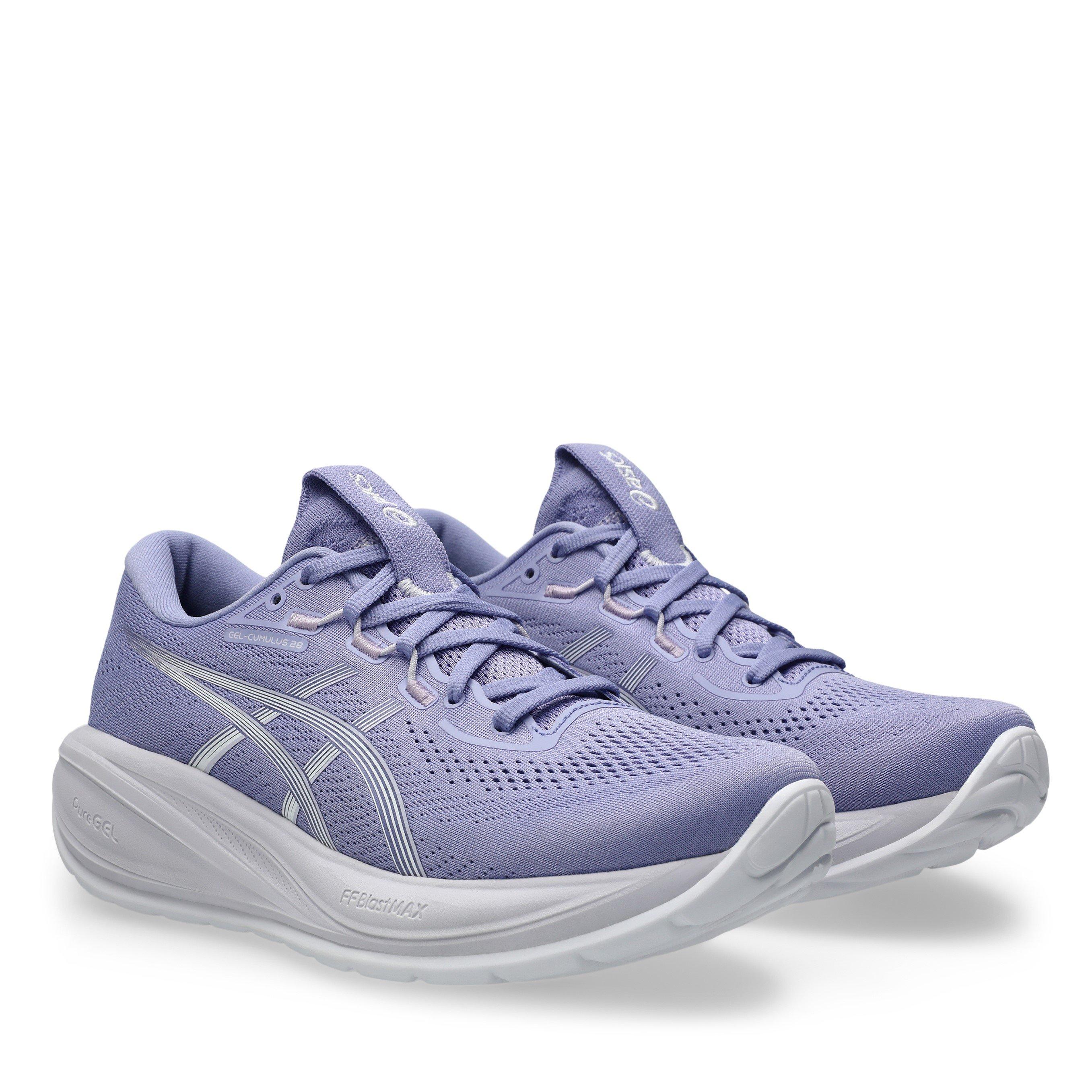 Bluebell/White - Asics - ASICS Gel-Cumulus 28 Womens Road Running Shoes - 4