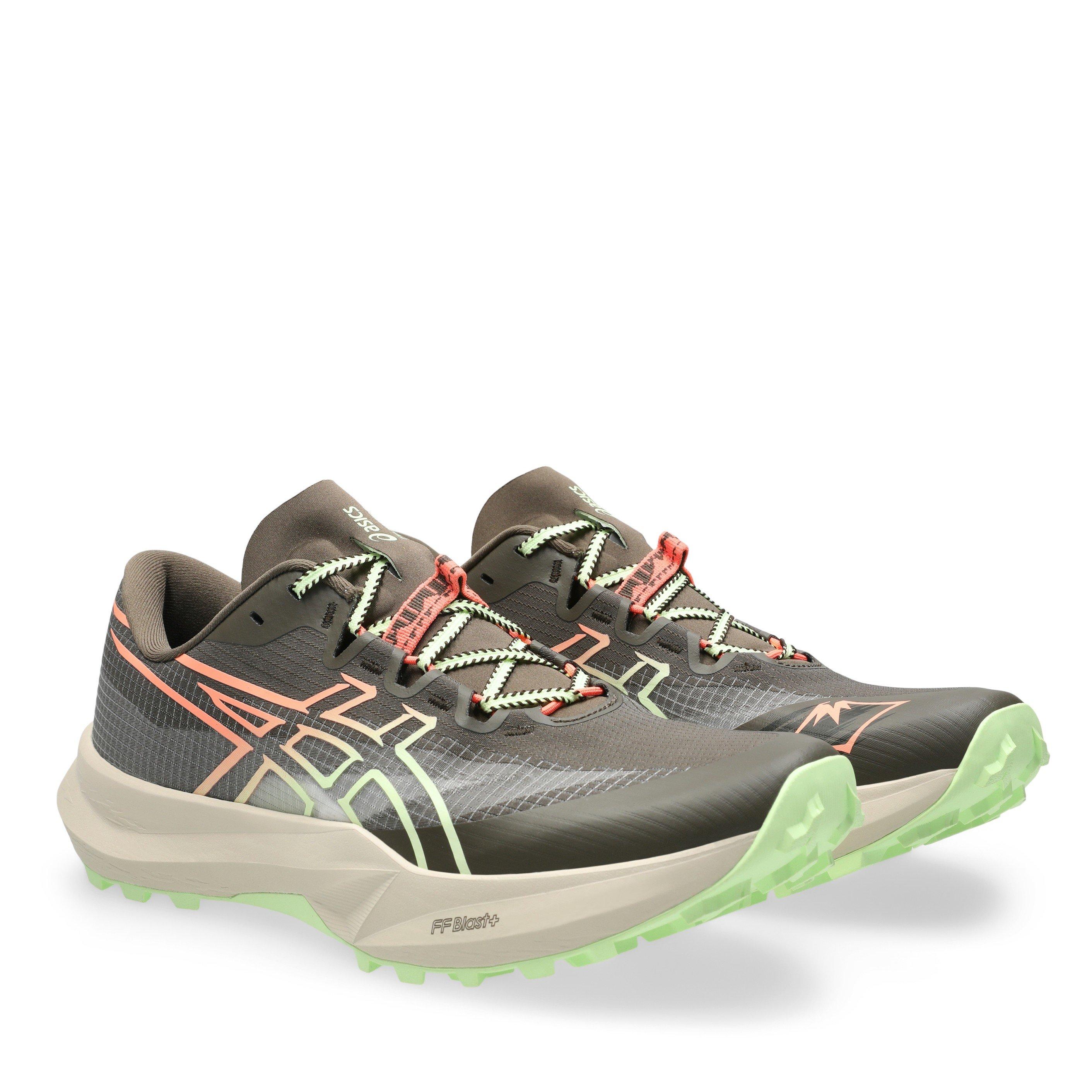 Kuriiro/Yellow - Asics - Men's Fuji Lite 7 Trail Running Shoes - 4