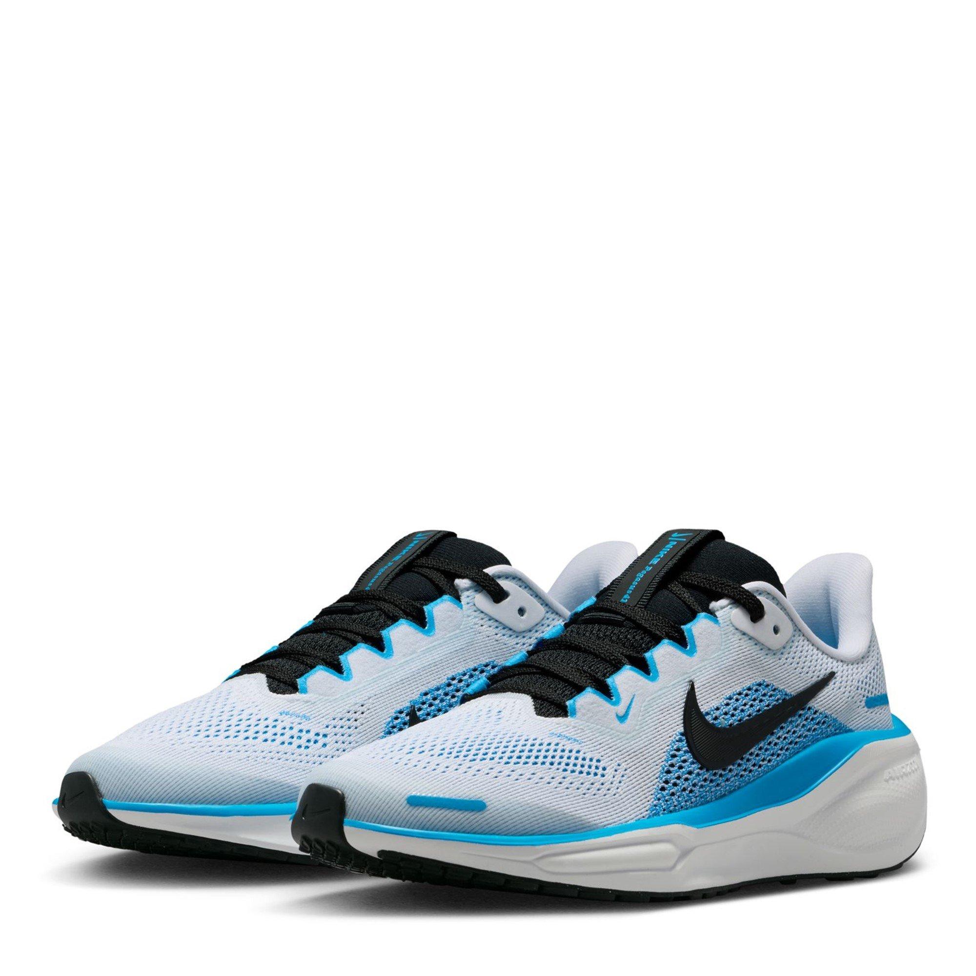White/Blk-Blu - Nike - Pegasus 41 - 4