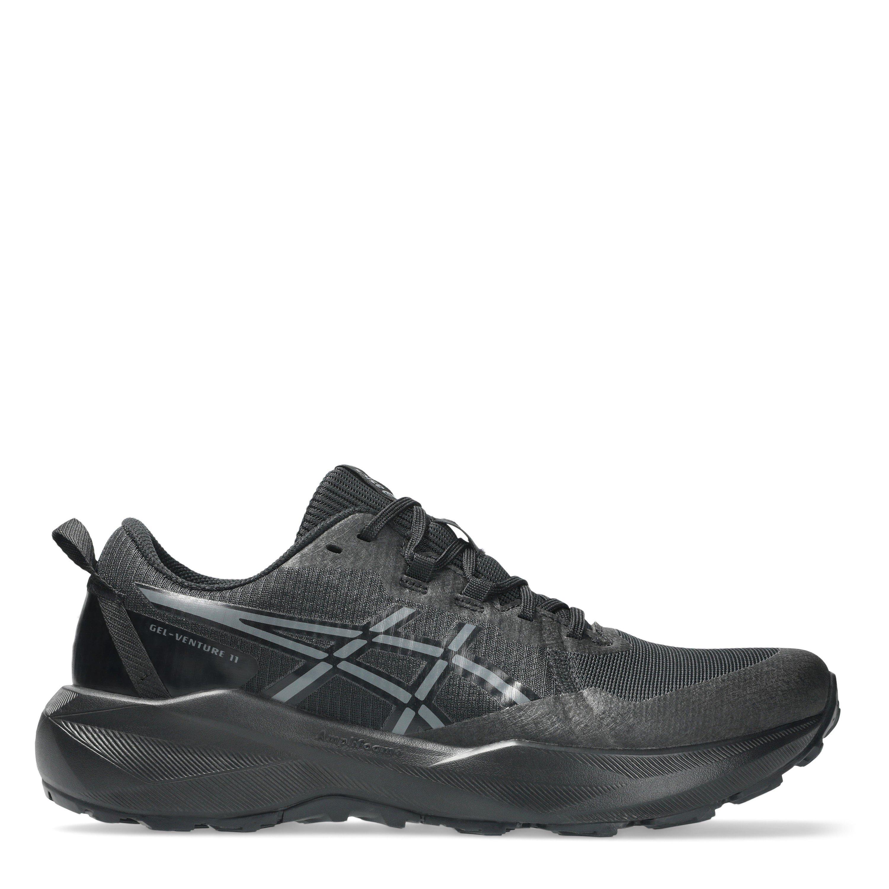 Asics Men's Gel-Venture 11 Trail Running Shoes - Black/Grey - 9.5 (44.5)