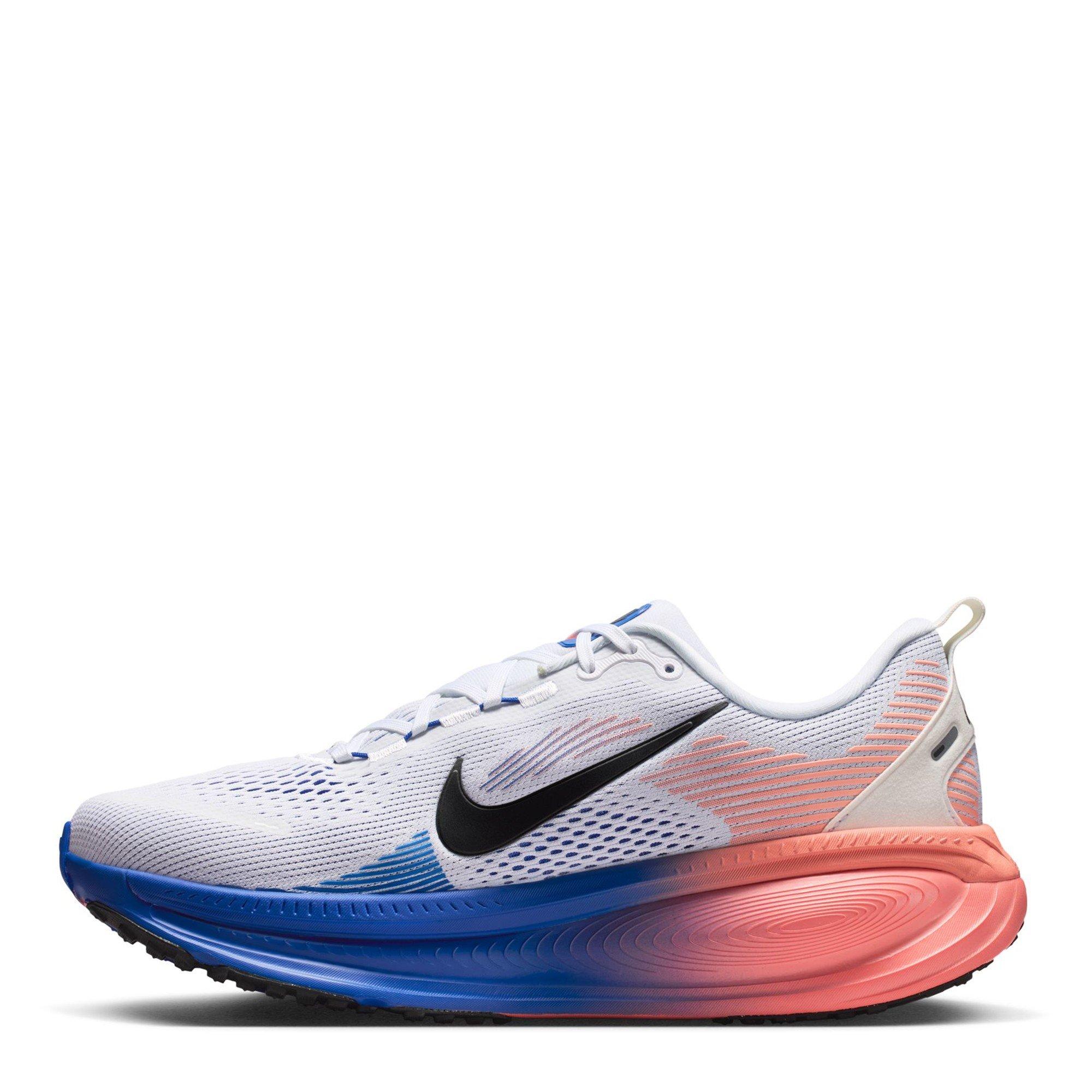 White/Blk-Blue - Nike - Vomero 18  Mens Running Shoes - 2