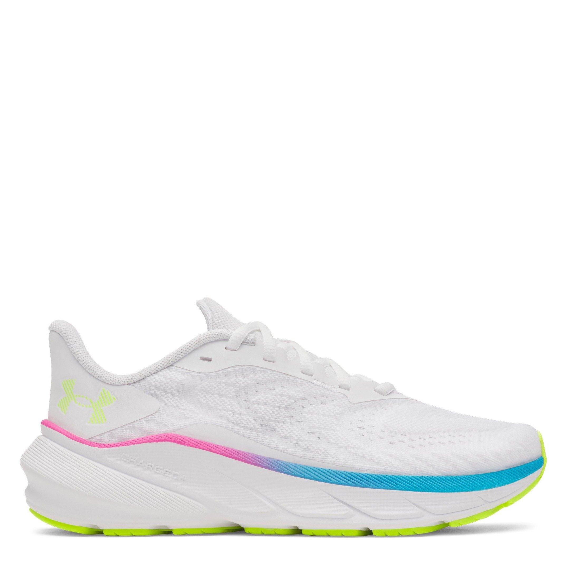 Under Armour Women's Ua Charged+ Turbulence 3 - White/Capri - 8 (42.5)