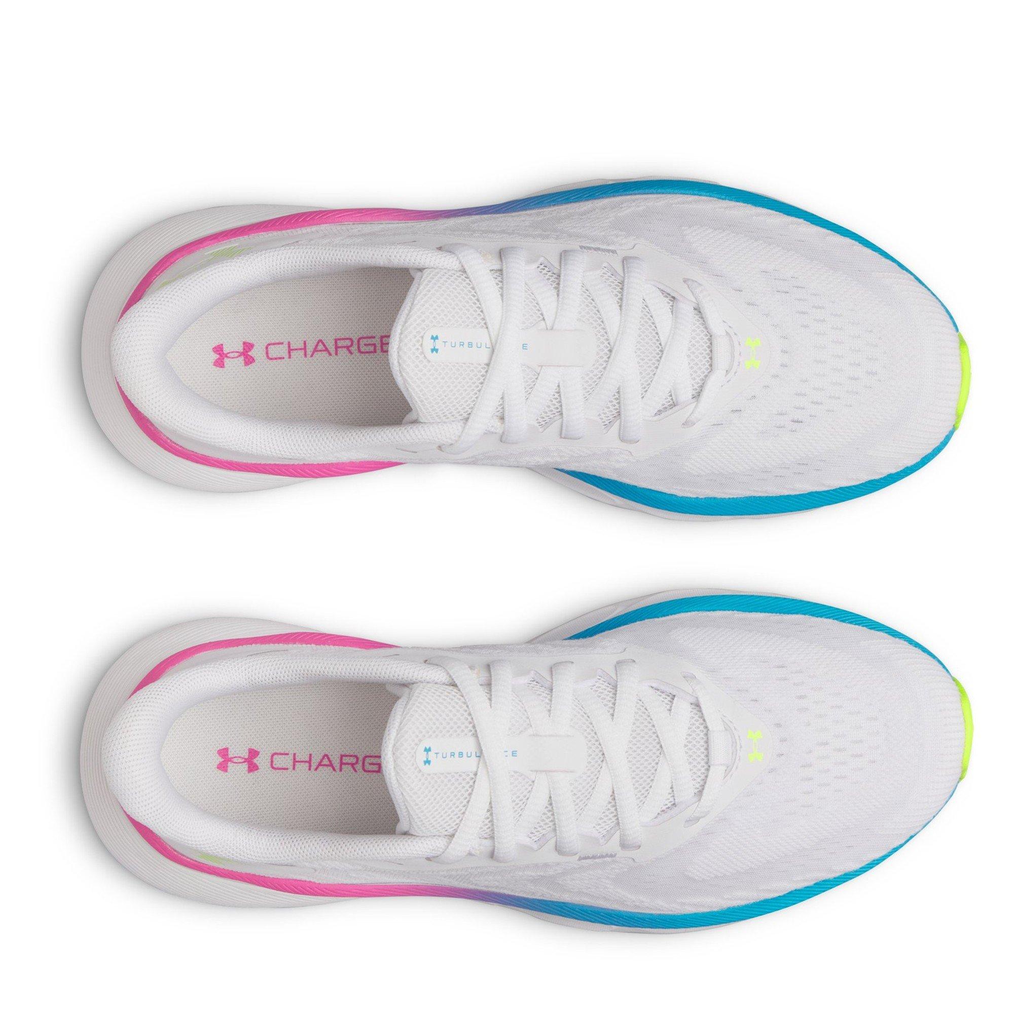 White/Capri - Under Armour - UA Charged+ Turbulence 3 - 4