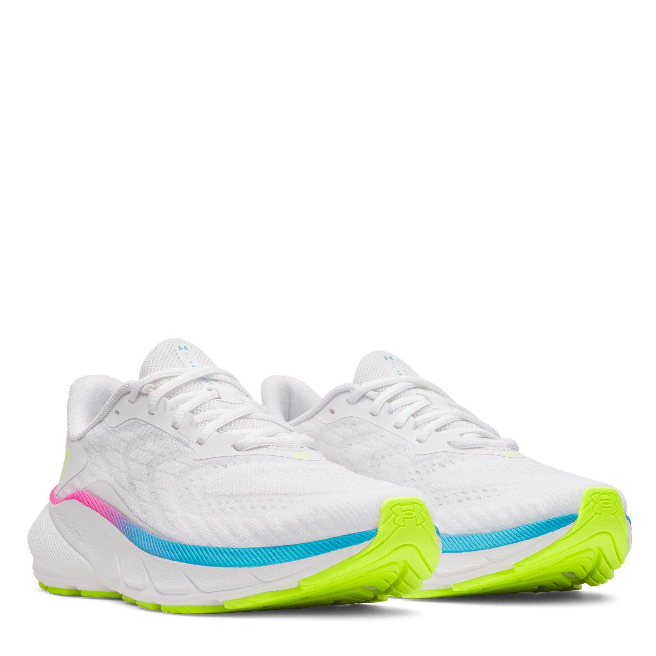 White/Capri - Under Armour - UA Charged+ Turbulence 3 - 5