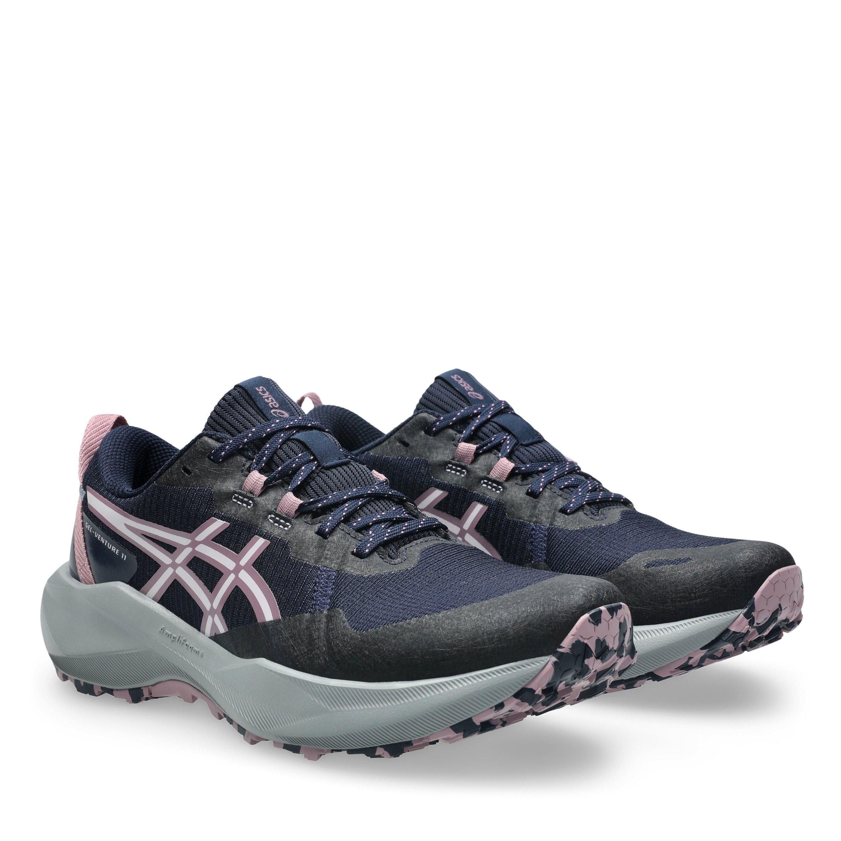 Midnight/Purple - Asics - GEL-Venture 11 Womens Trail Running Shoes - 4