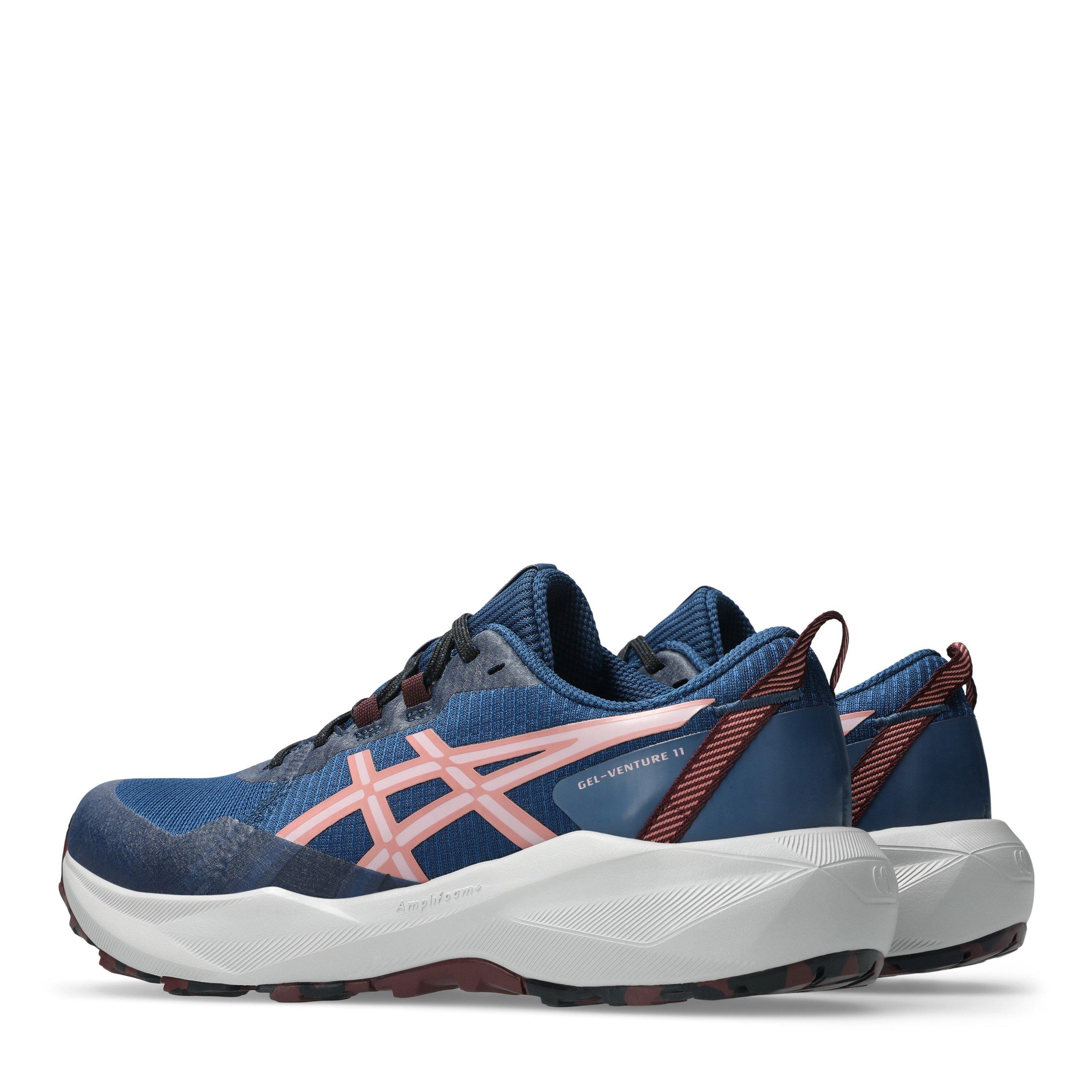 Twlt Blue/Morg - Asics - GEL-Venture 11 Womens Trail Running Shoes - 5