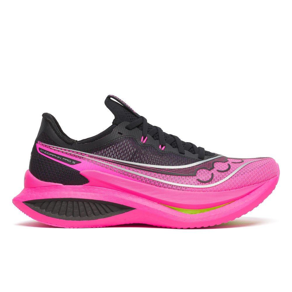 Saucony Women's Endorphin Pro 5 - Black/Shock - 8 (42.5)