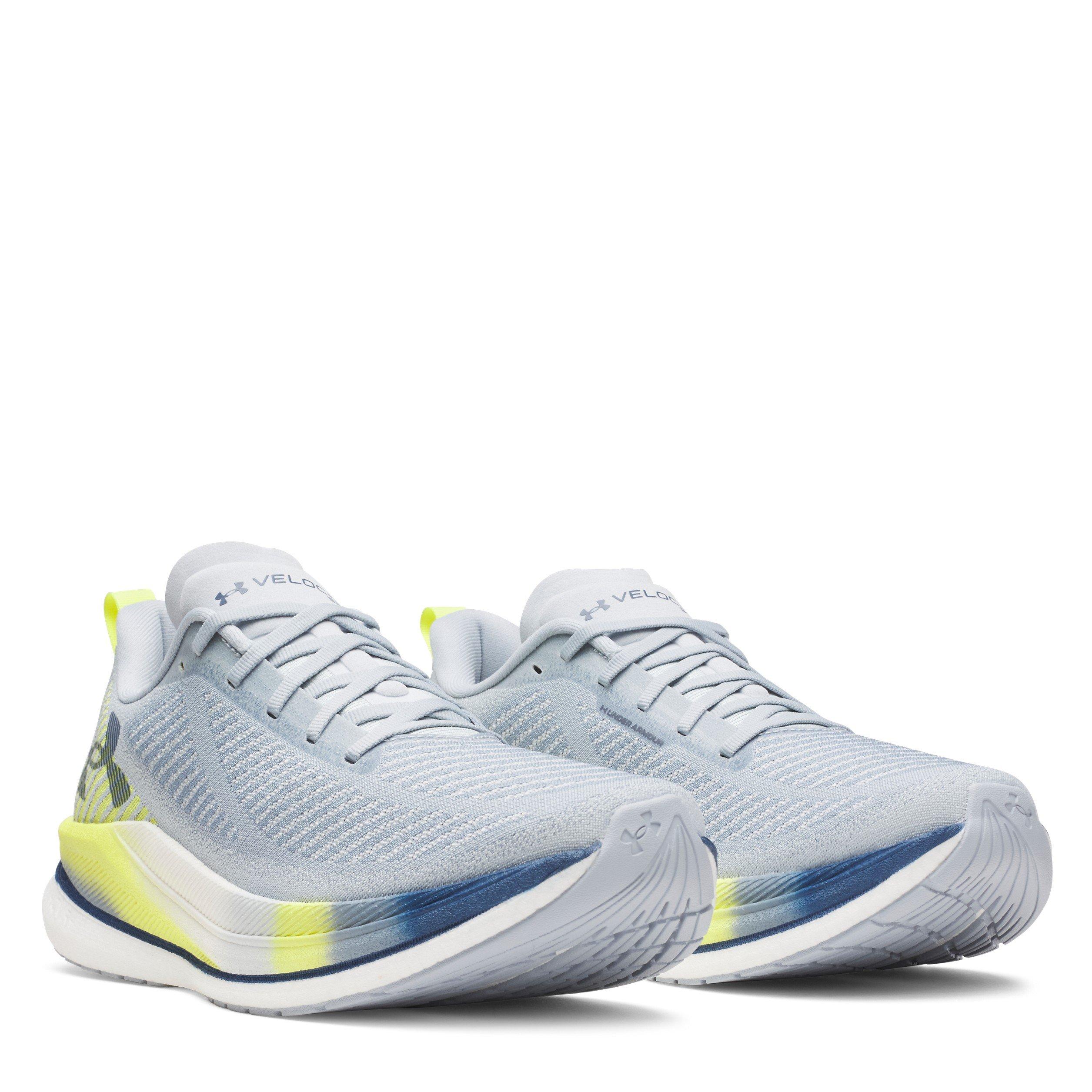Gray Blue - Under Armour - Men's Velociti Speed Road Running Shoes - 5