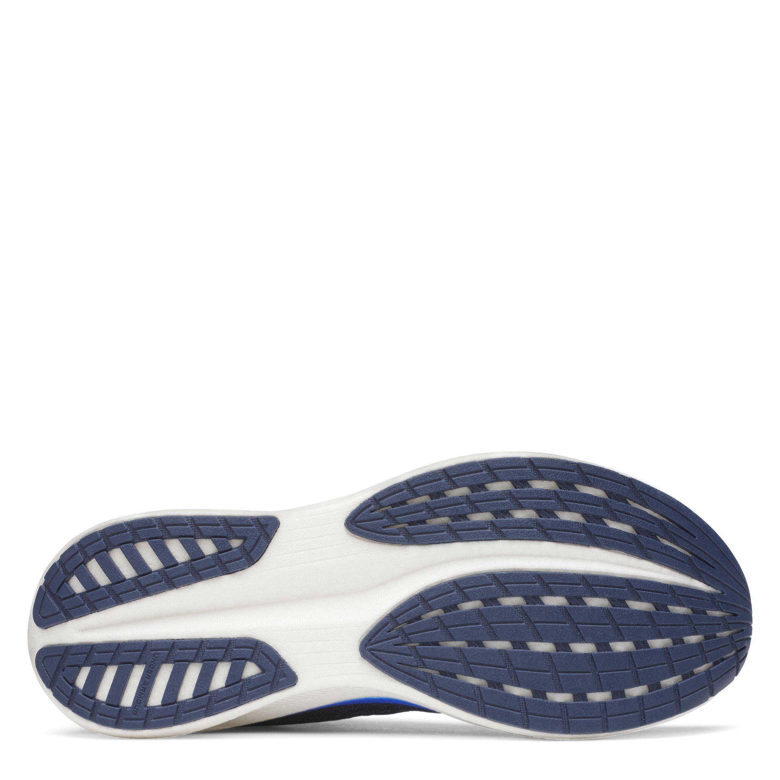 Blå  / Sølv - Under Armour - Men's Velociti Speed Road Running Shoes - 3