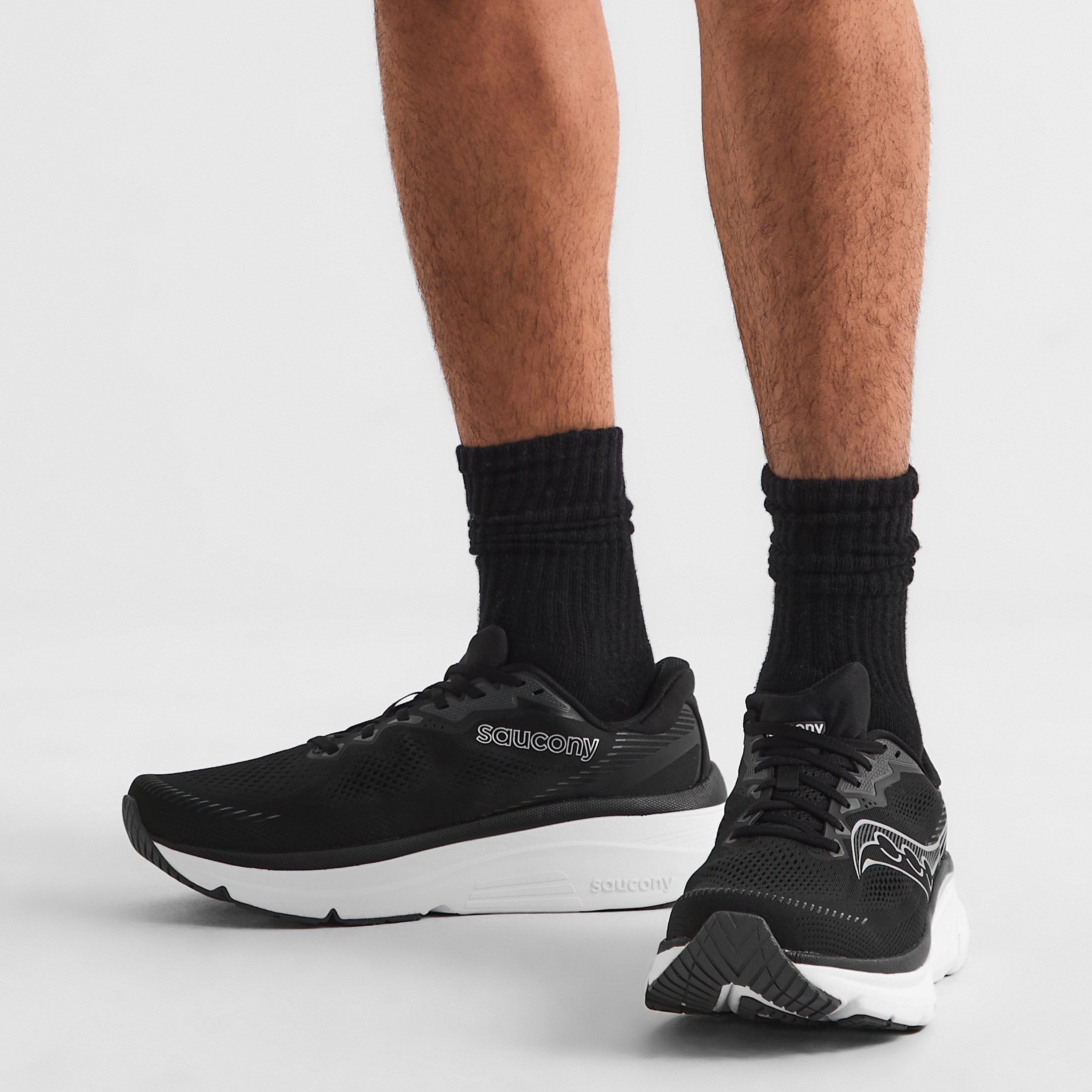 Black/Silver - Saucony - Men's Running Shoes - 3