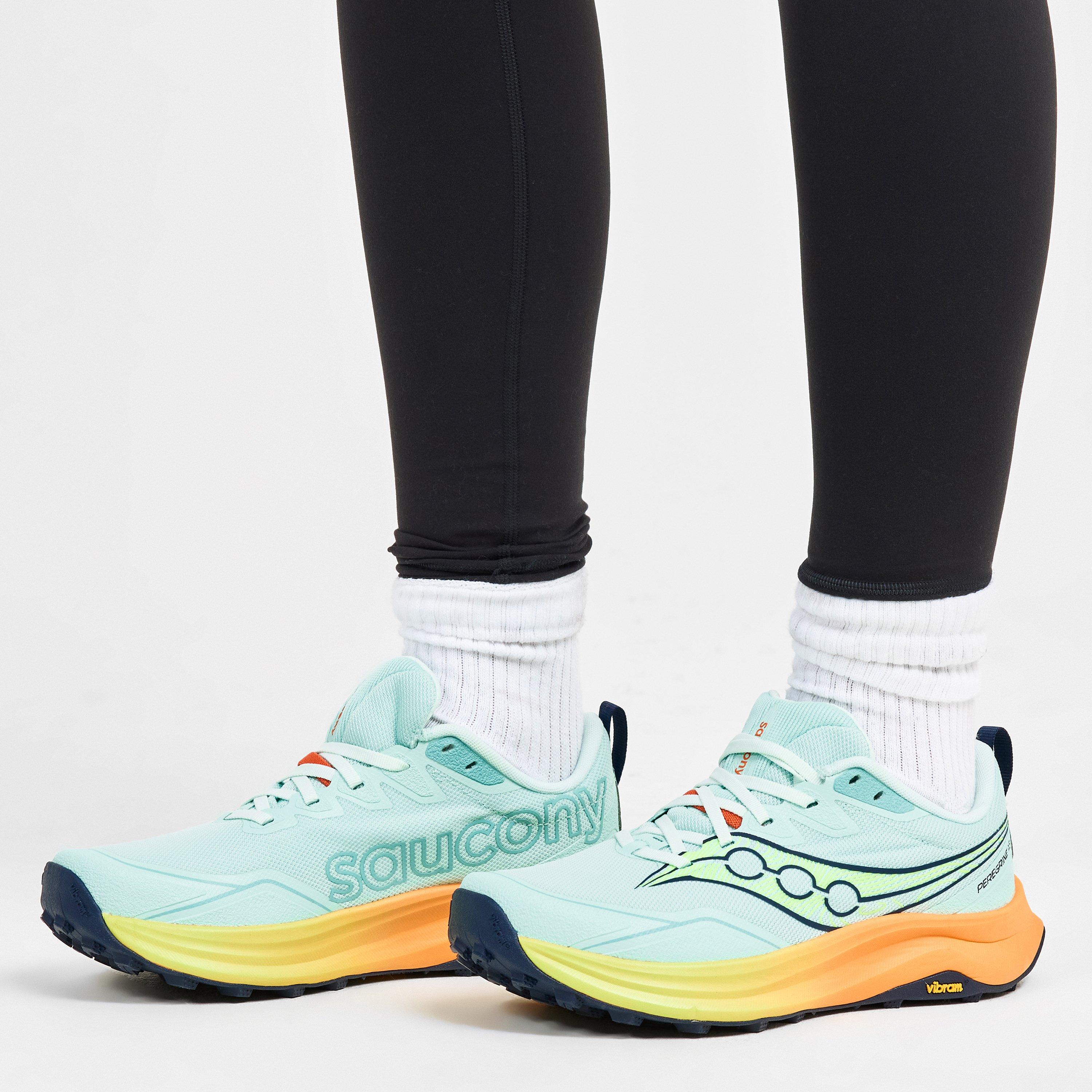 Aqua/Citron - Saucony - Peregrine 16 Ld62 - 3