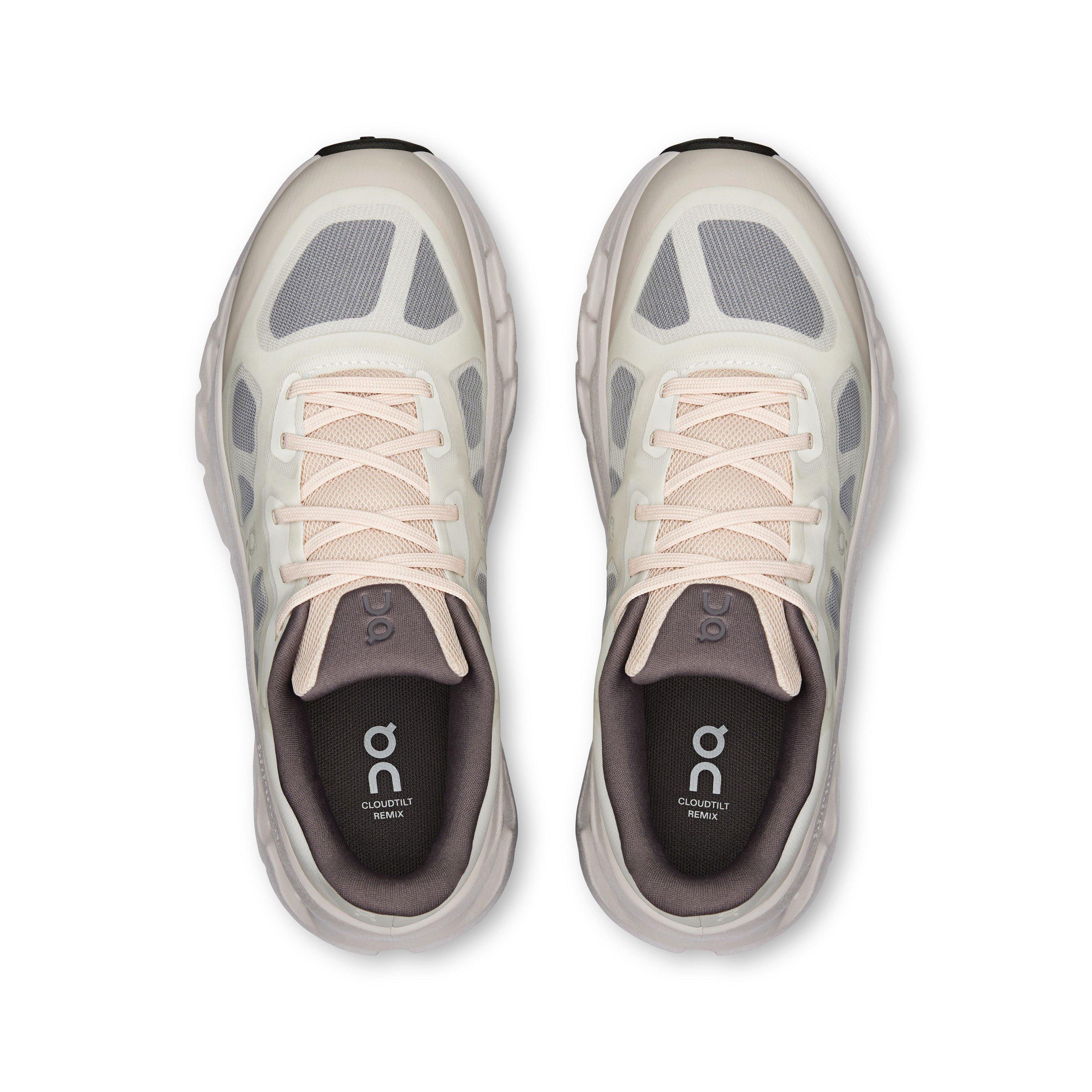 Silver/Ivory - On - Womens Cloudtilt Remix Shoes - 4