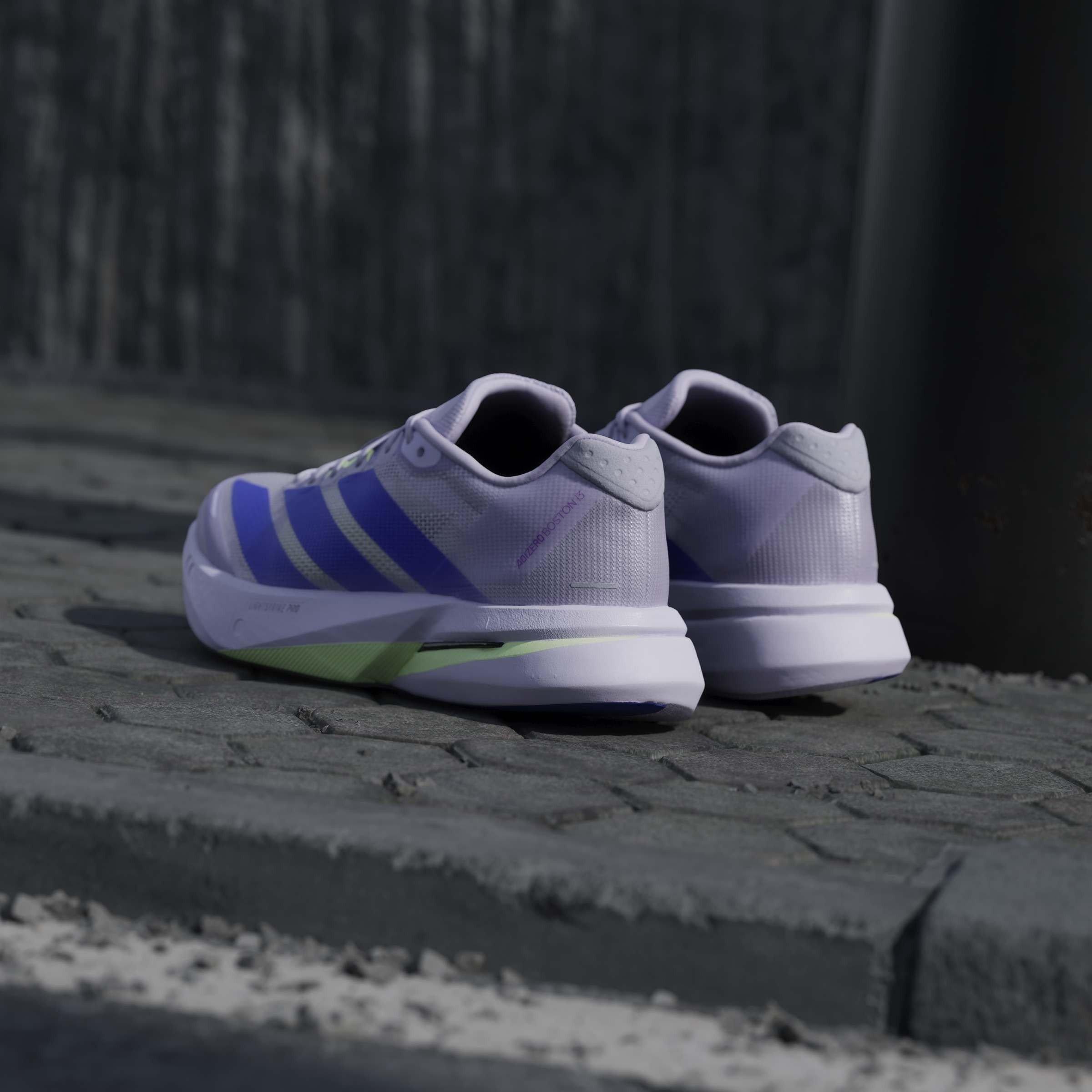 Purple/Green - adidas - Boston 13 Womens Running Shoes - 13