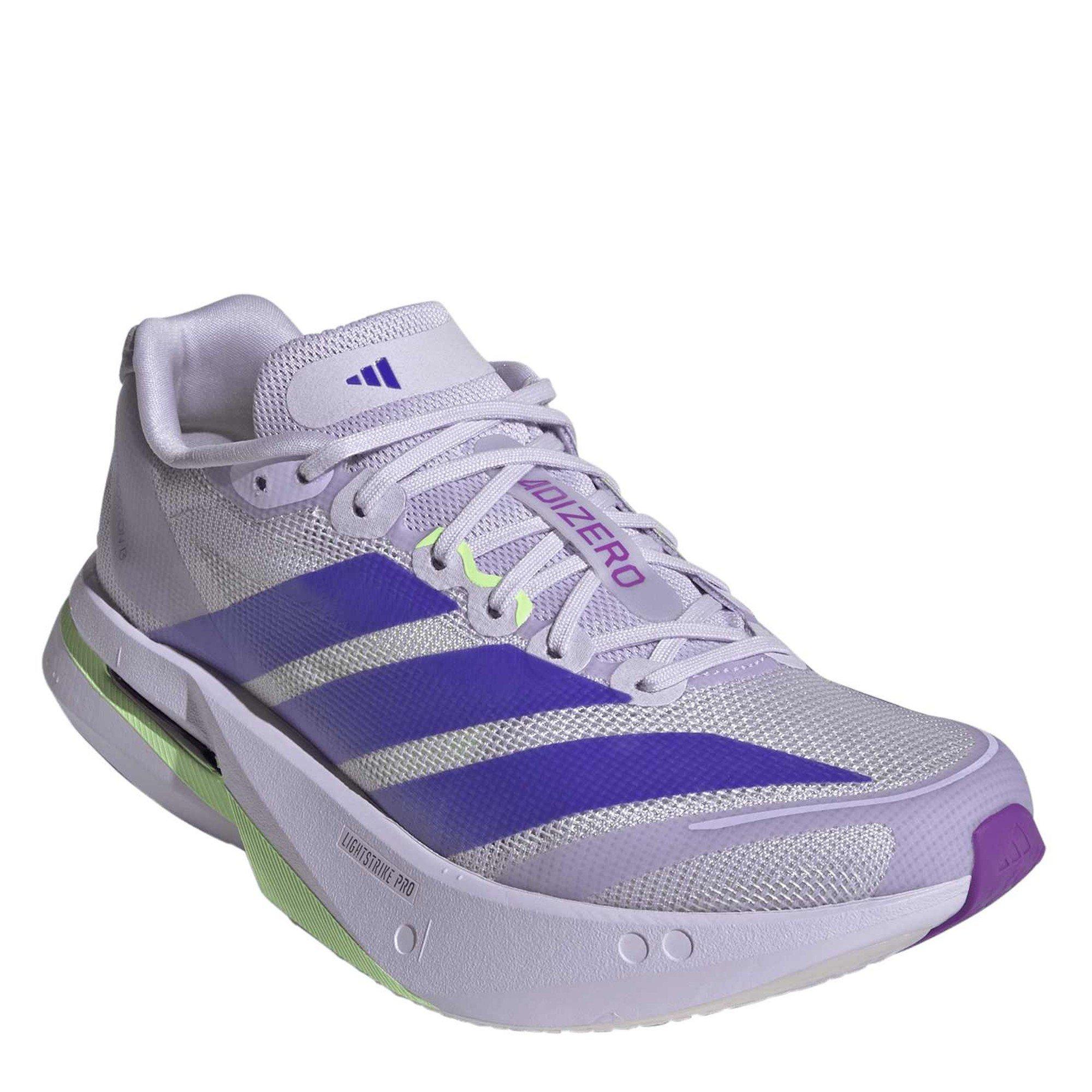 Purple/Green - adidas - Boston 13 Womens Running Shoes - 3