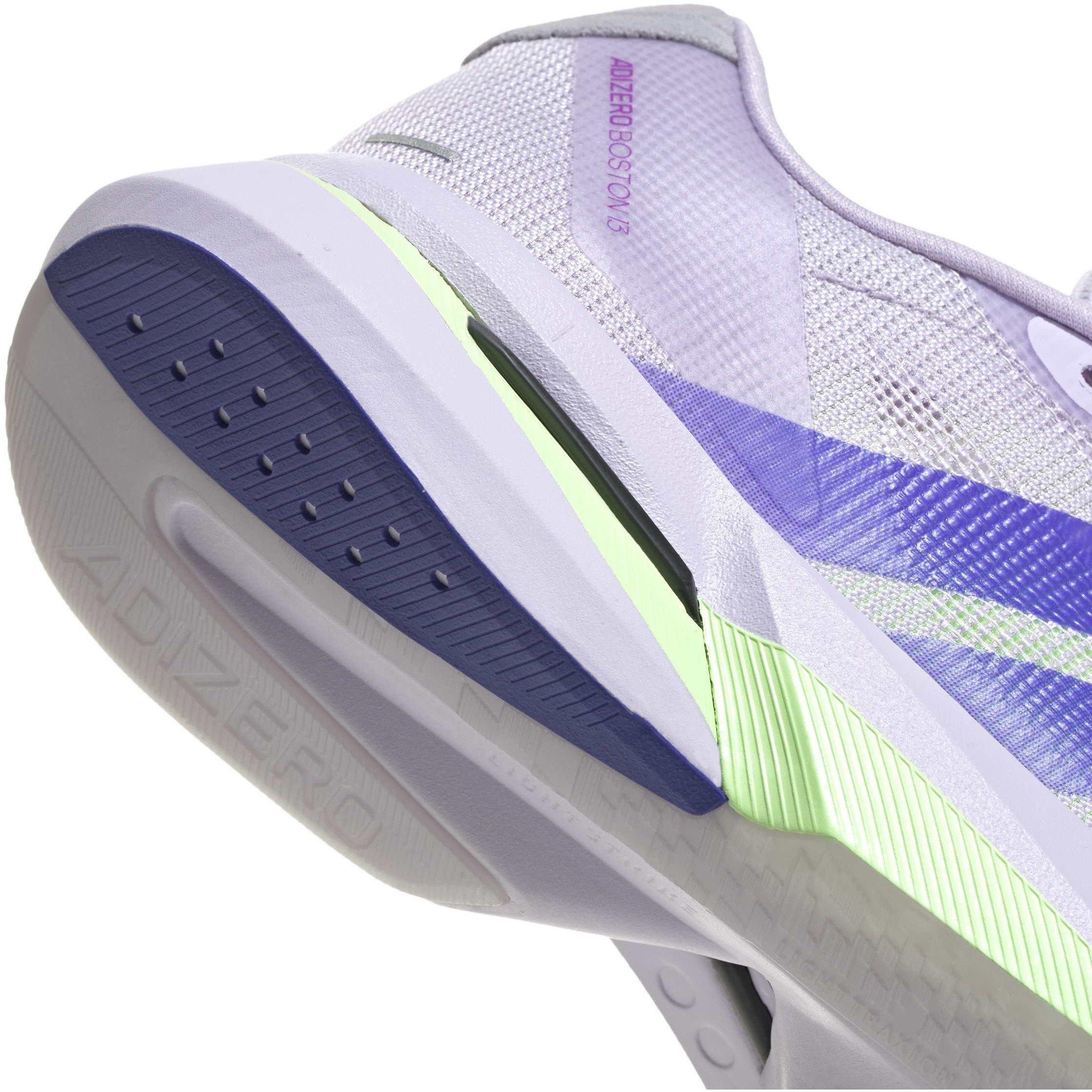 Purple/Green - adidas - Boston 13 Womens Running Shoes - 7