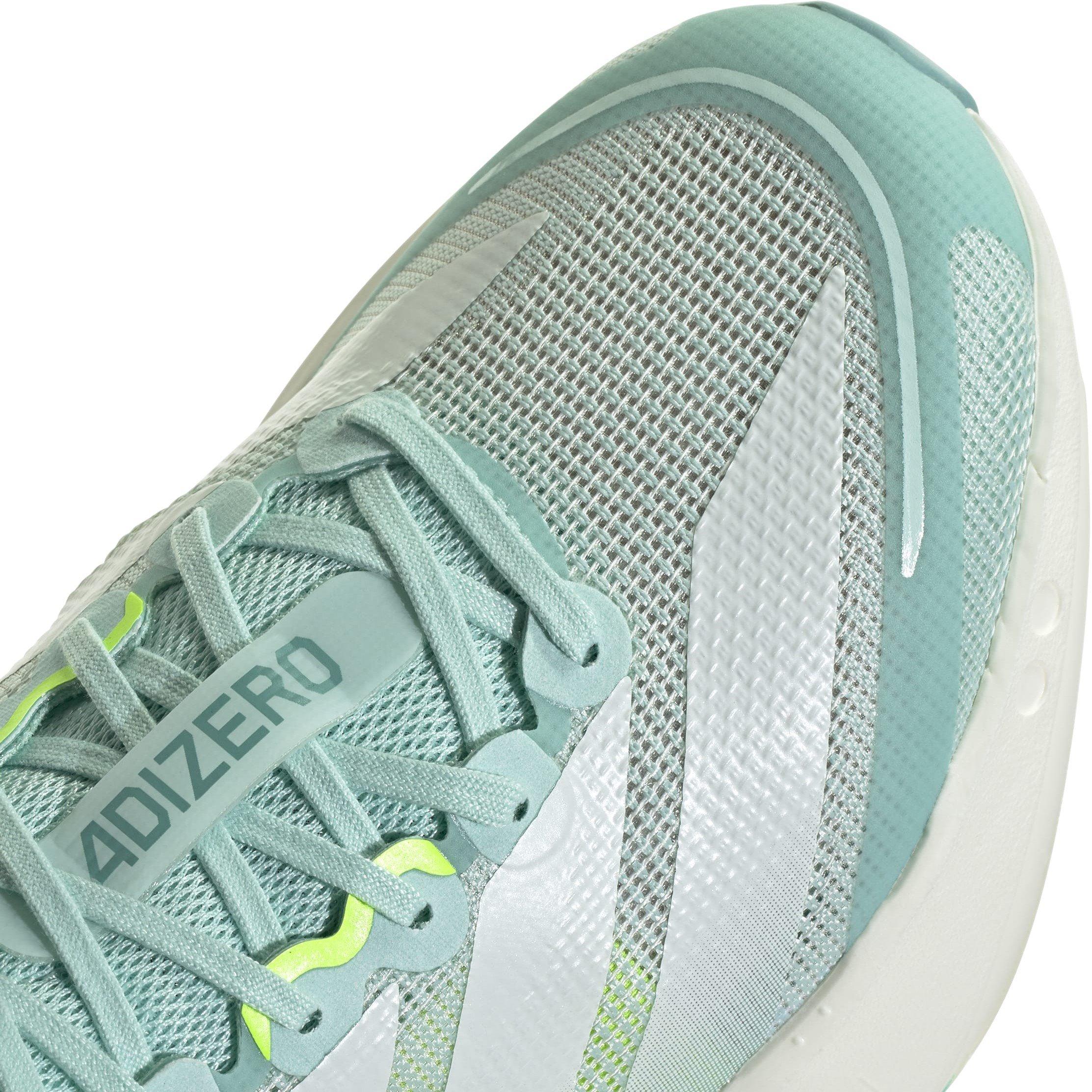 Aqua/Zero/Lemon - adidas - Boston 13 Womens Running Shoes - 8