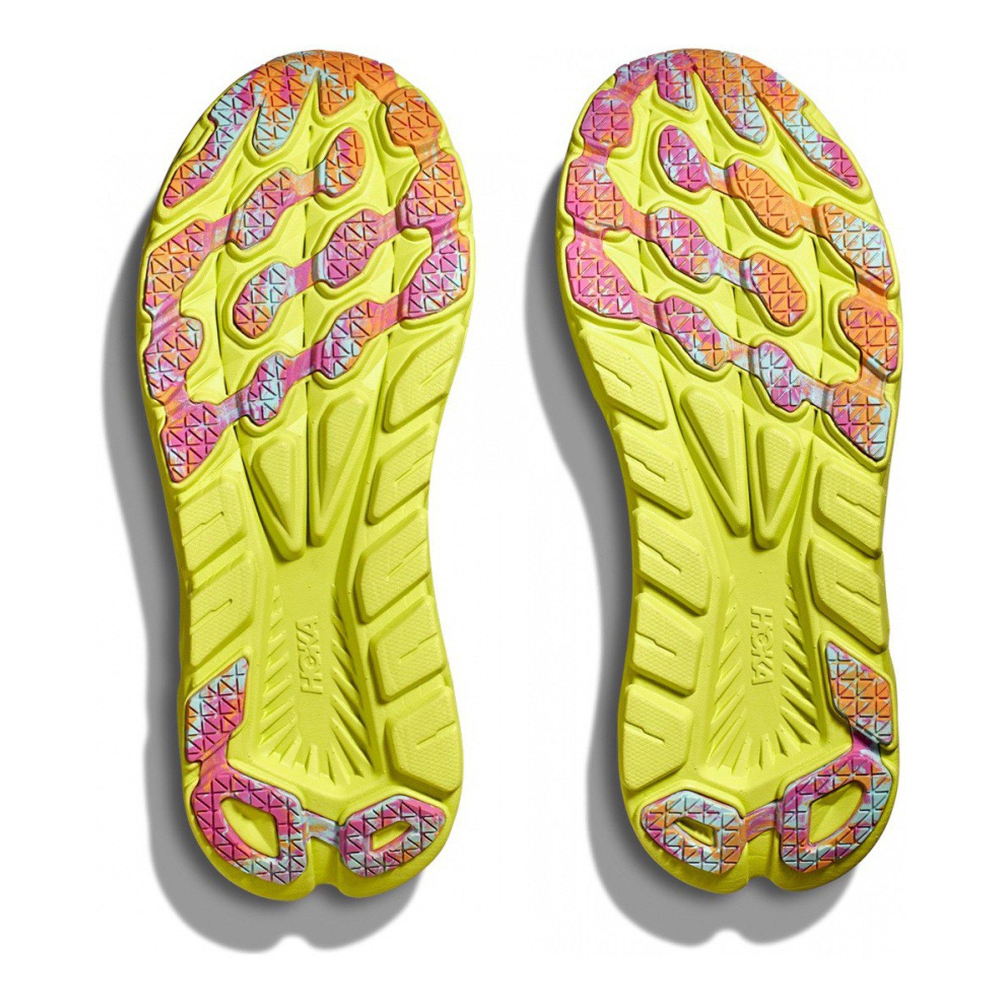 WHITE/CITRUSGLO - Hoka - Rincon 3 Womens Running Shoes - 3