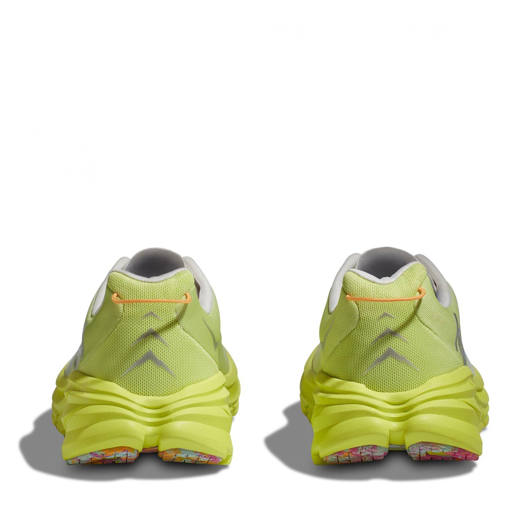 WHITE/CITRUSGLO - Hoka - Rincon 3 Womens Running Shoes - 5