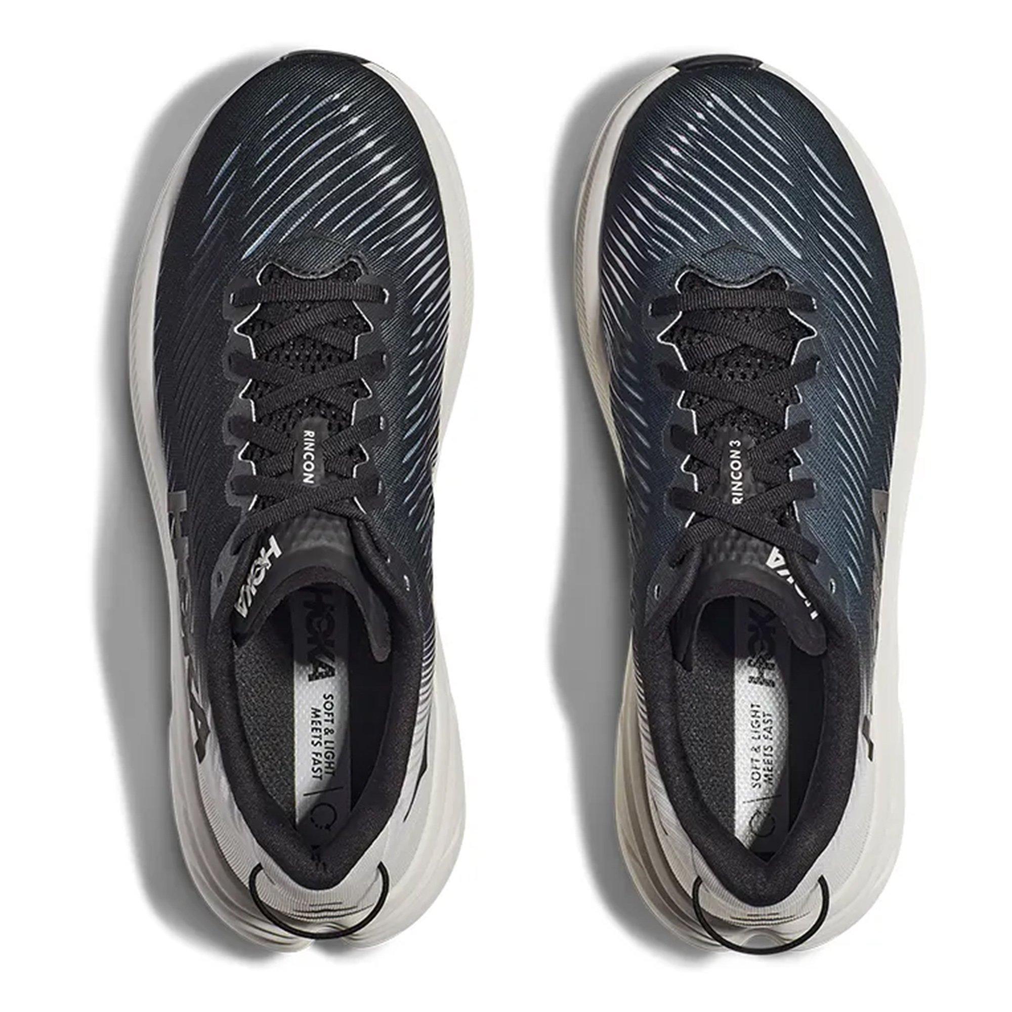 BLACK / WHITE - Hoka - Rincon 3 Mens Running Shoes - 2