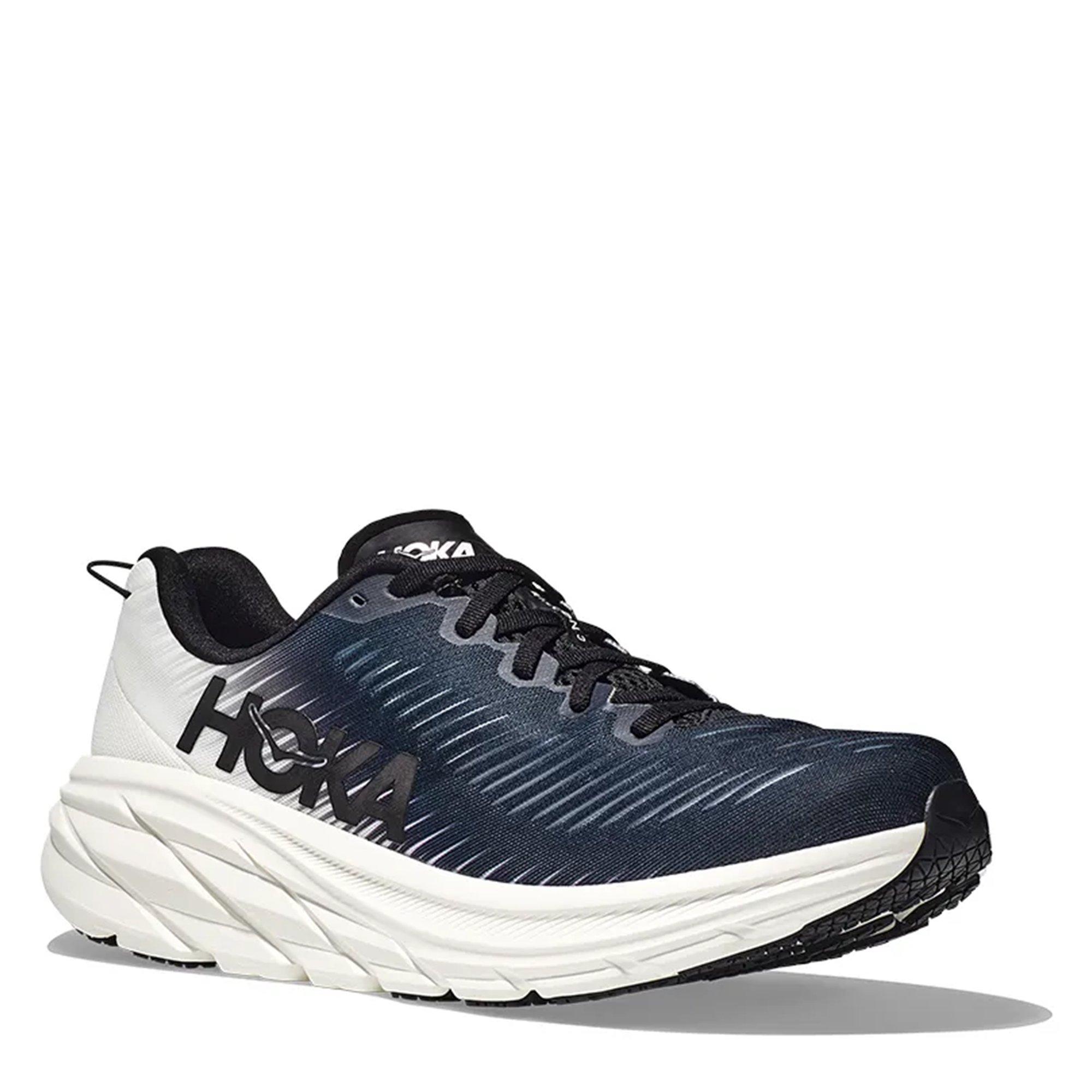 BLACK / WHITE - Hoka - Rincon 3 Mens Running Shoes - 3