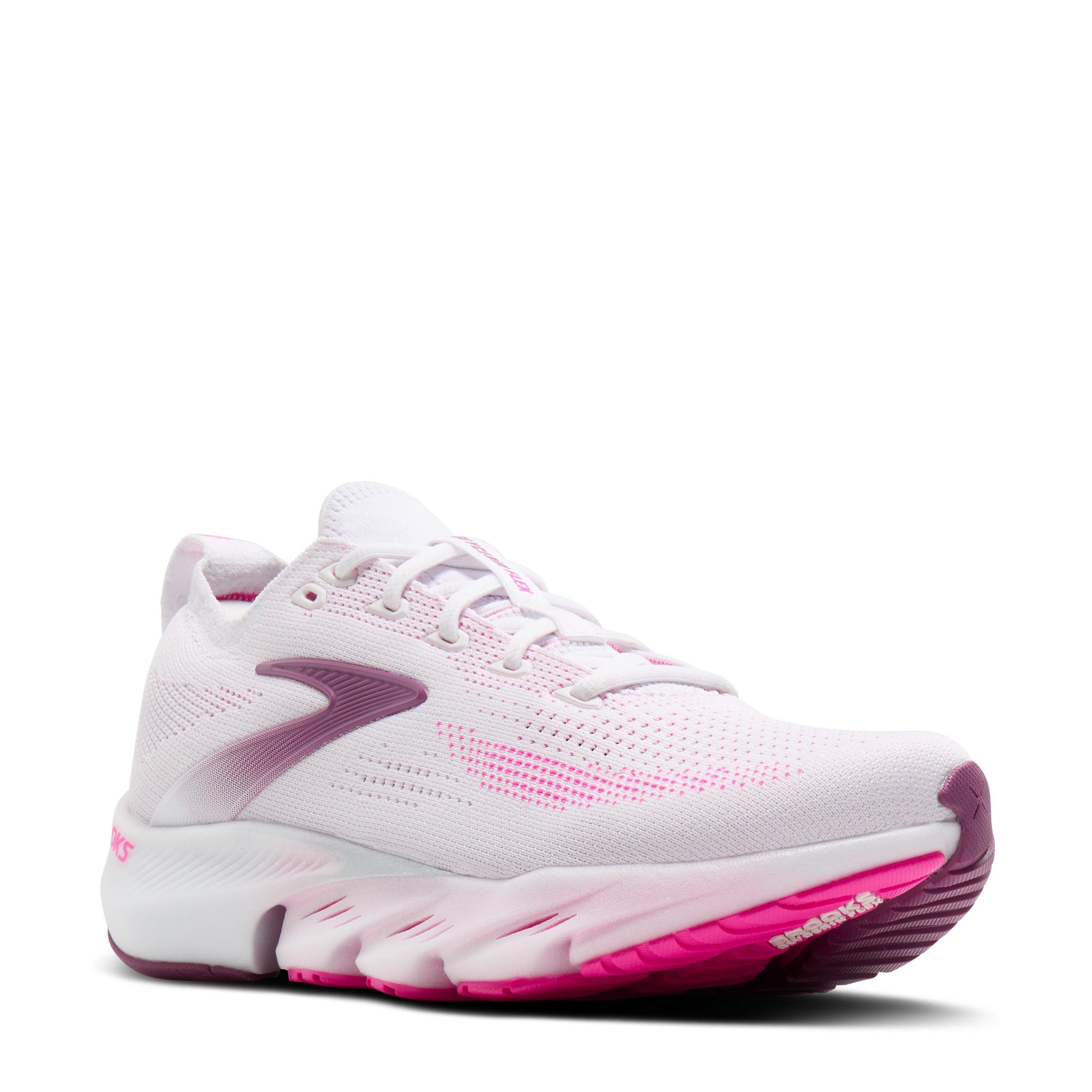 White/Cybr Pink - Brooks - Women's Glycerin Flex Neutral Road Running Shoes - 2