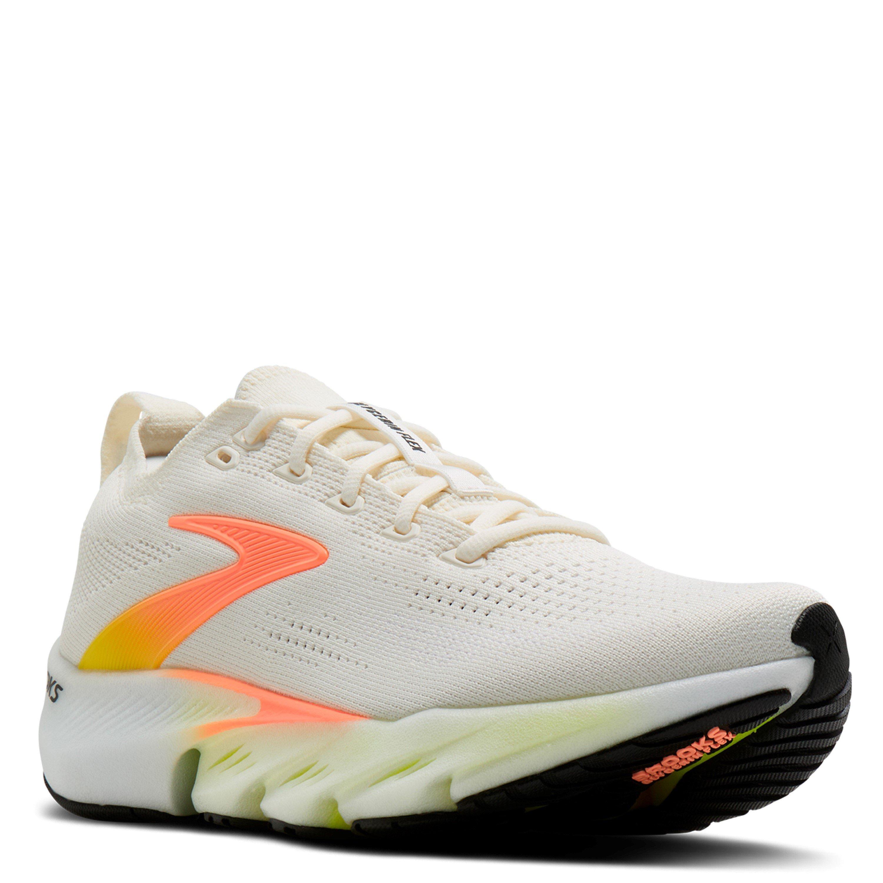 White/Peach - Brooks - Women's Glycerin Flex Neutral Road Running Shoes - 3