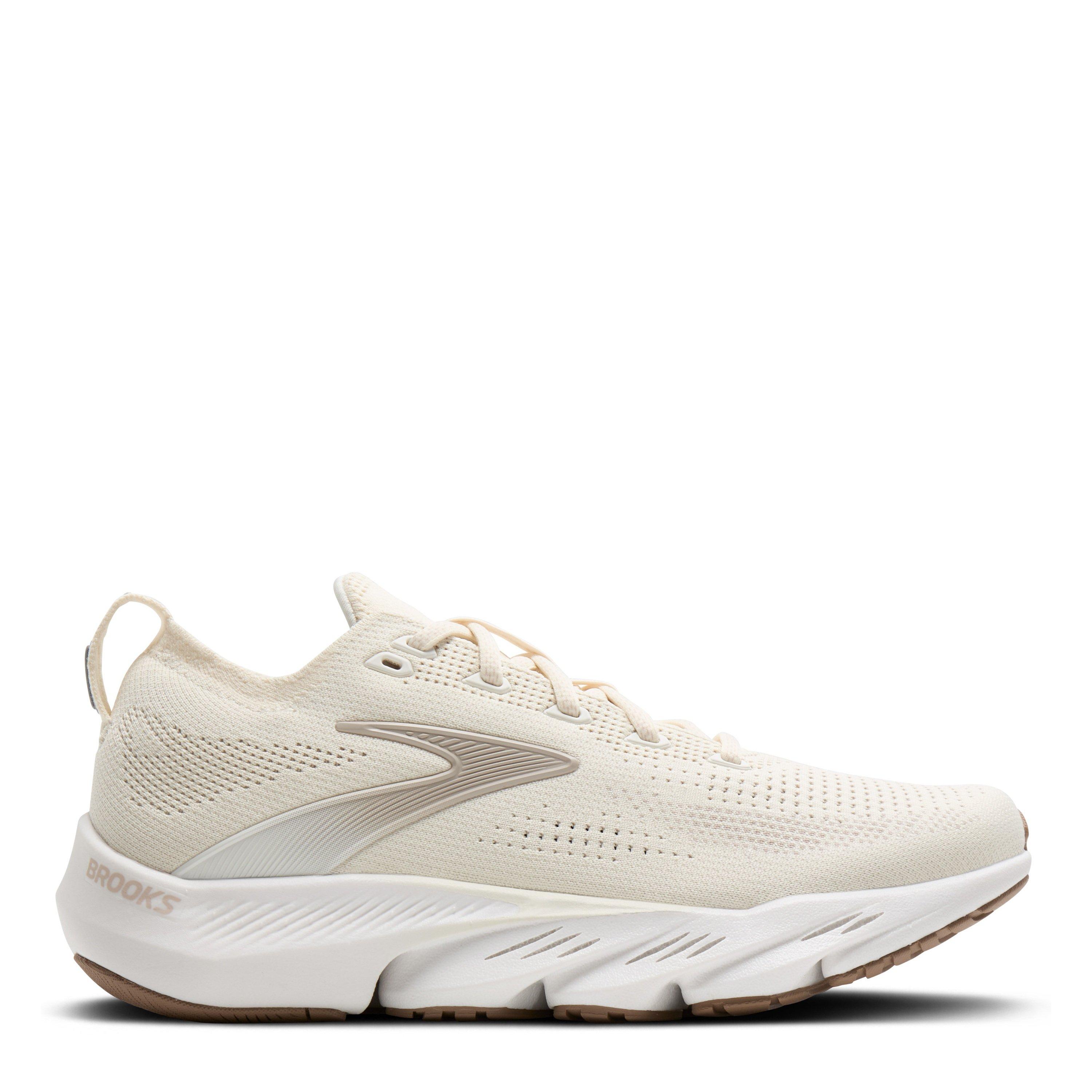 Coconut/White - Brooks - Women's Glycerin Flex Neutral Road Running Shoes - 1