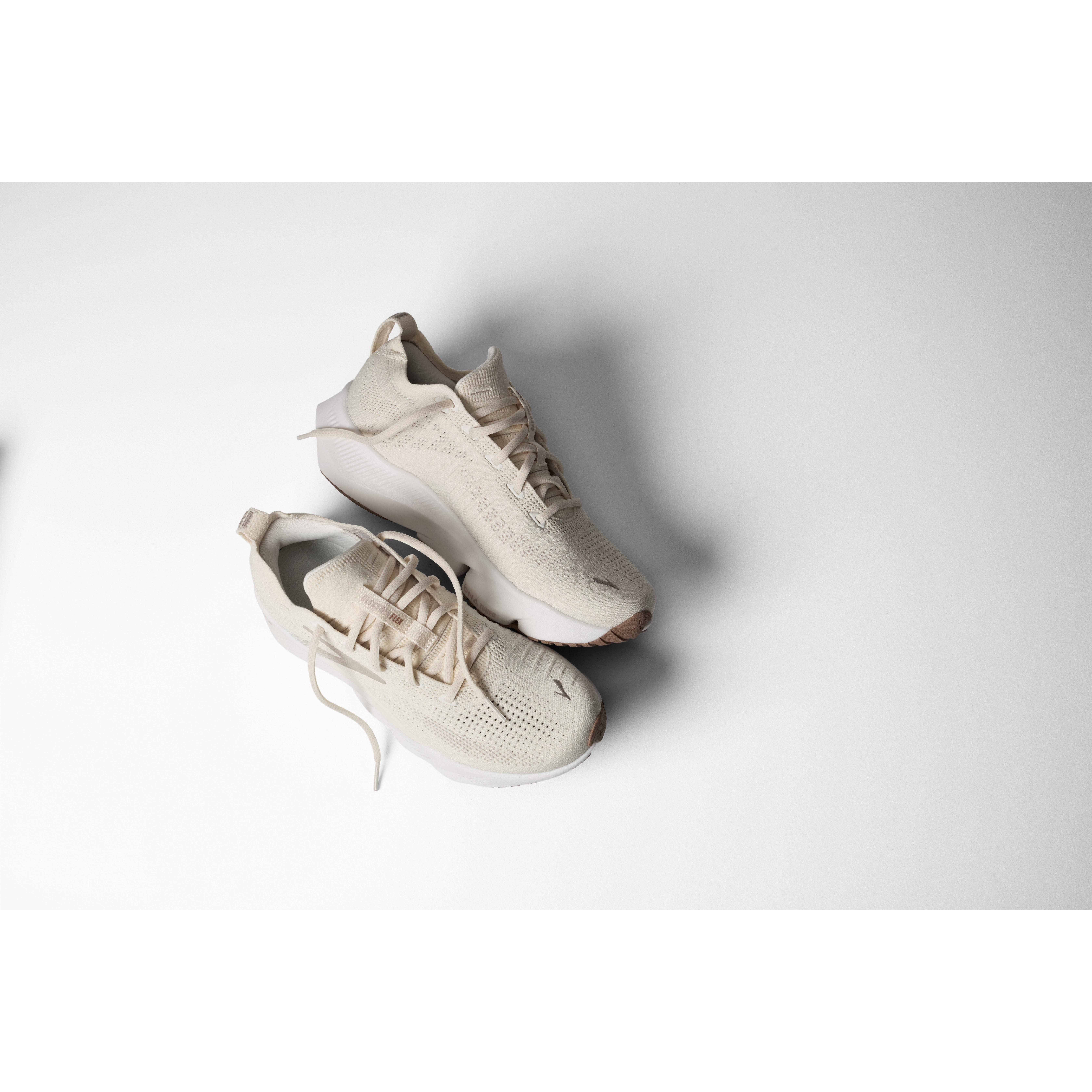 Coconut/White - Brooks - Brooks Glycerin Flex Ld64 - 9