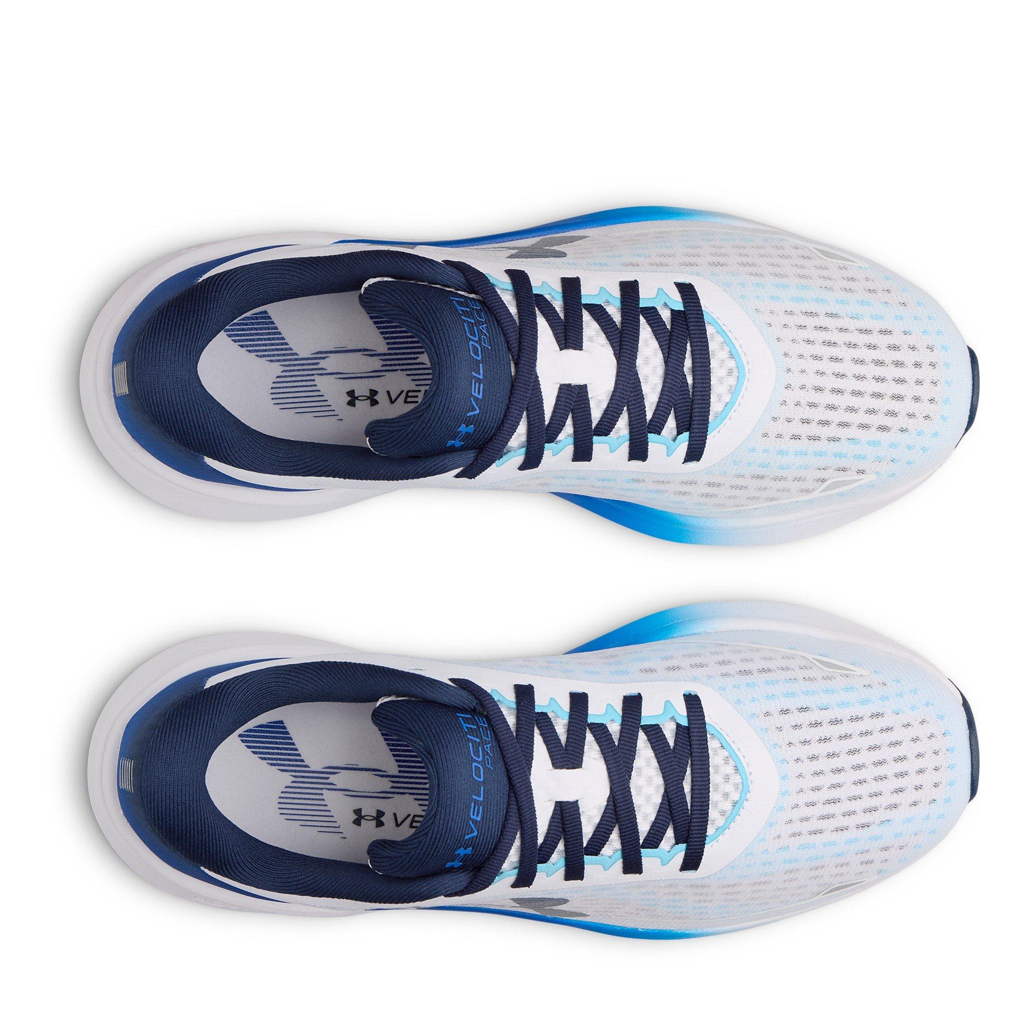 White / Blue - Under Armour - UA Velociti Pace - 4