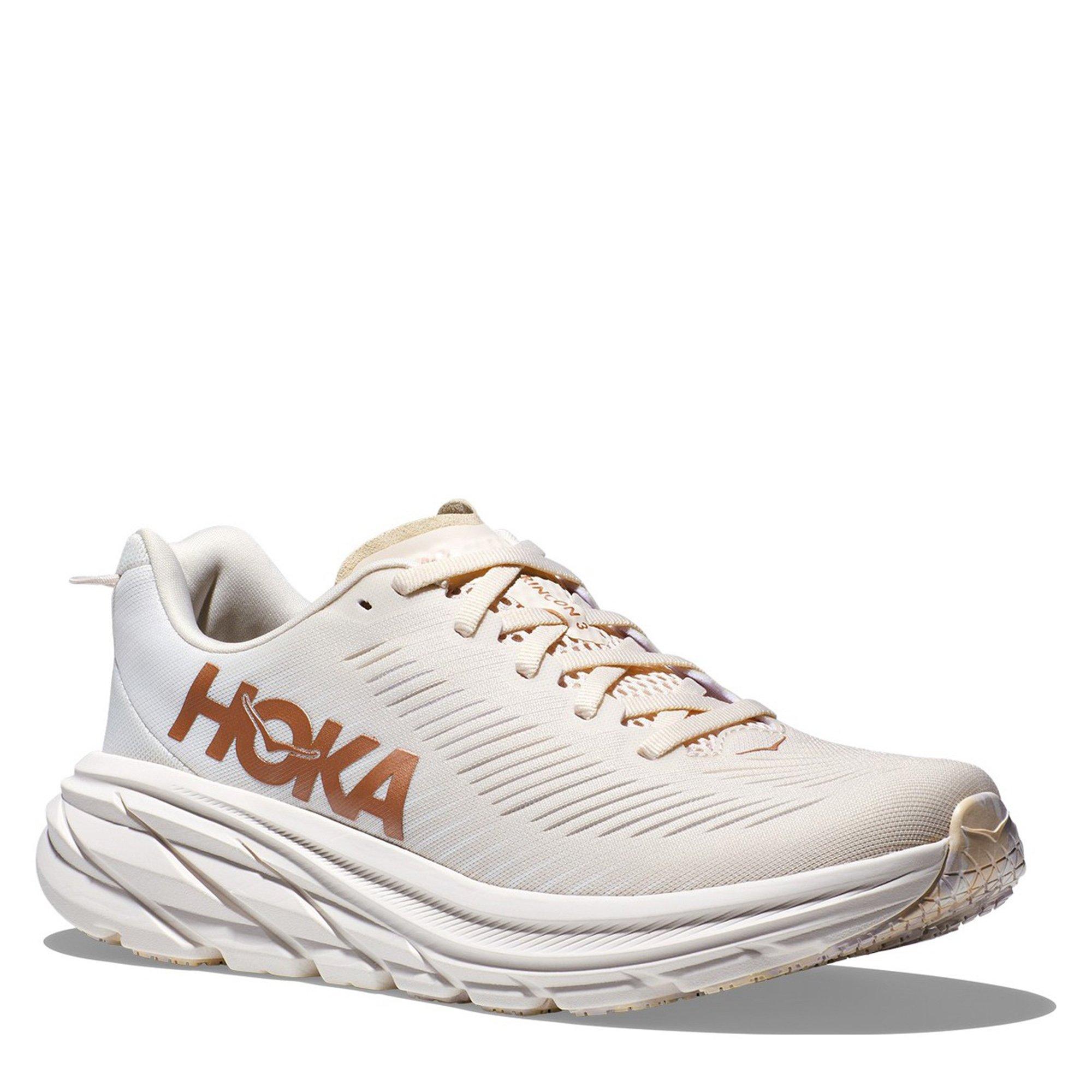 EGGNOG/ROSEGOLD - Hoka - Rincon 3 Womens Running Shoes - 4